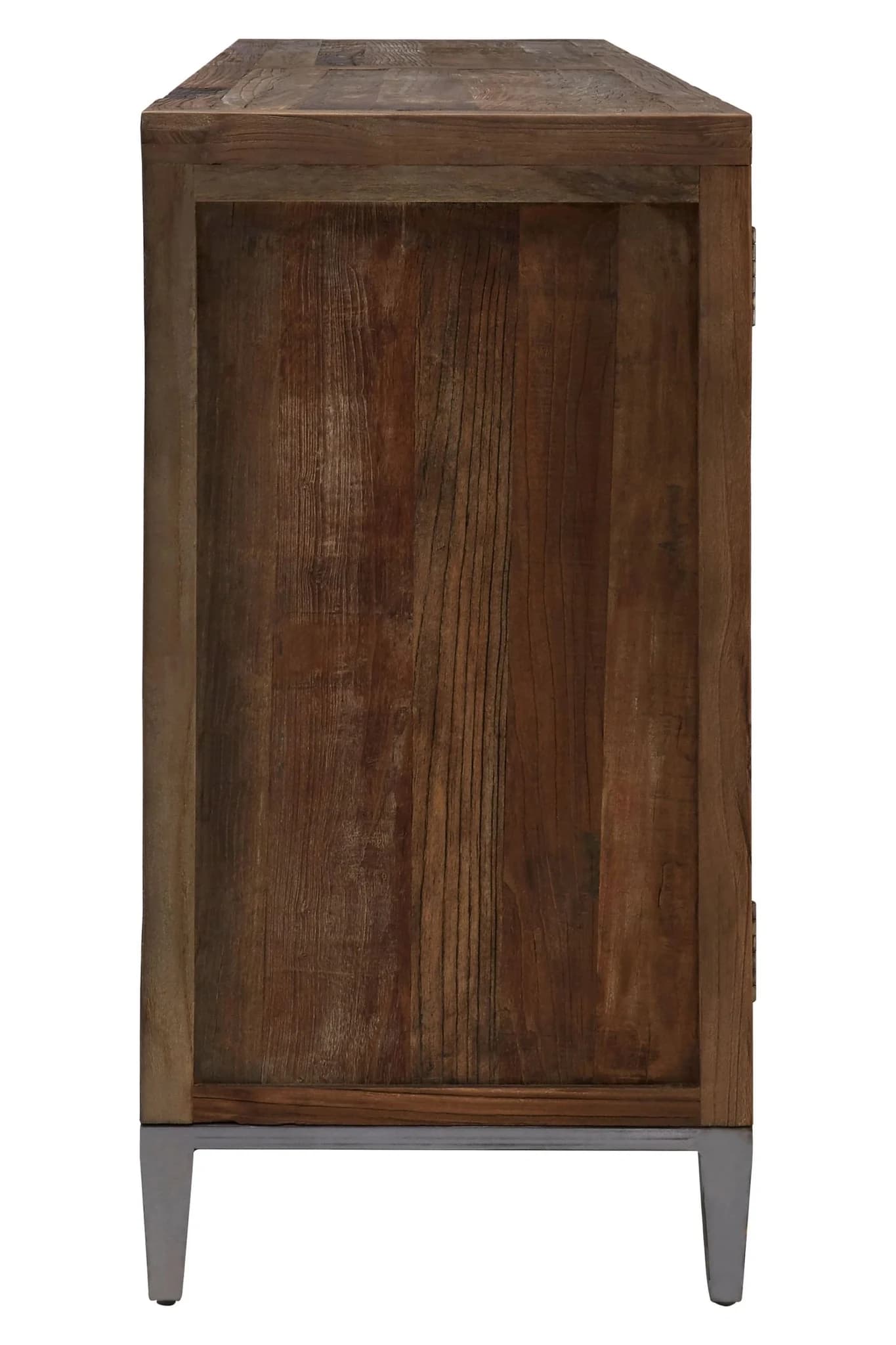 Midas Recycled Elm Wood 4 Door Sideboard - Bookcases & shelving, photo 4 of 8
