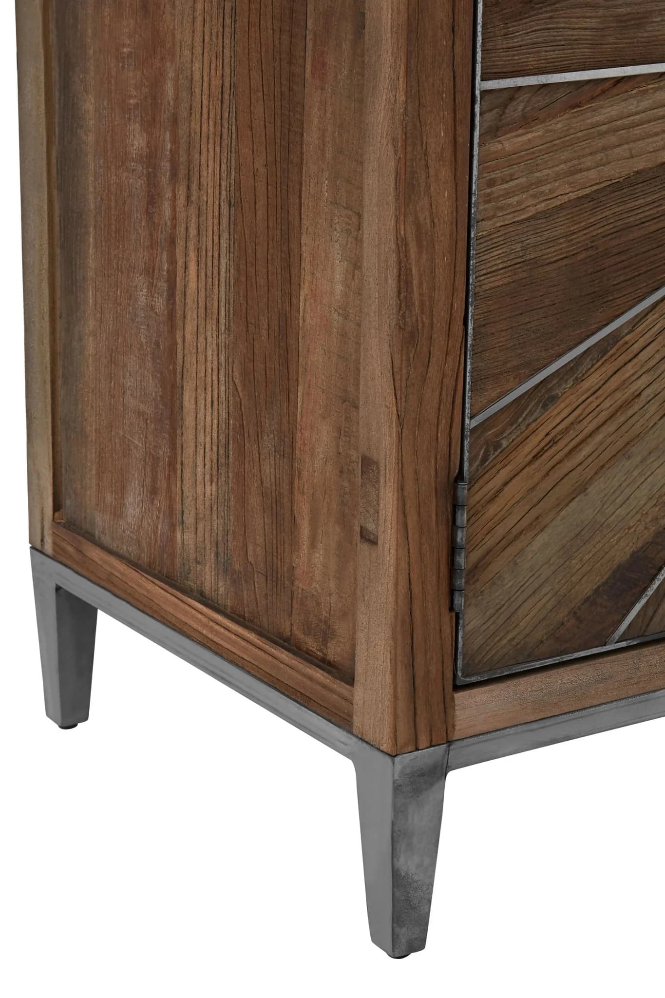 Midas Recycled Elm Wood 4 Door Sideboard - Bookcases & shelving, photo 6 of 8