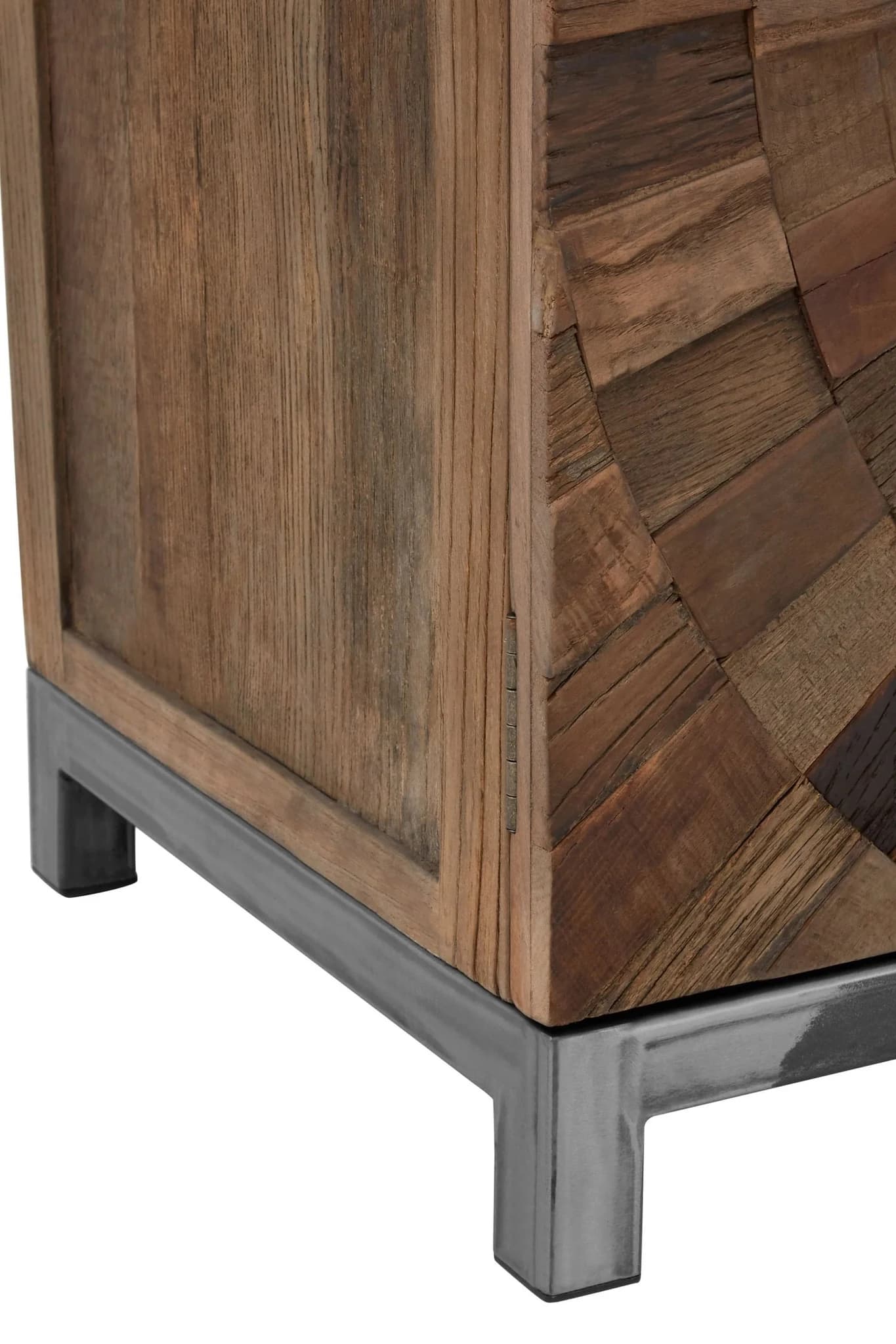 Midas Large Recycled Elm Wood 2 Door Cabinet - Bookcases & shelving, photo 5 of 8