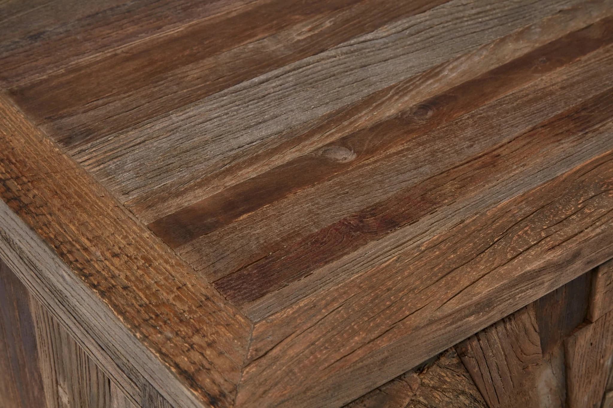 Midas Small Recycled Elm Wood 2 Door Cabinet - Bookcases & shelving, photo 7 of 8