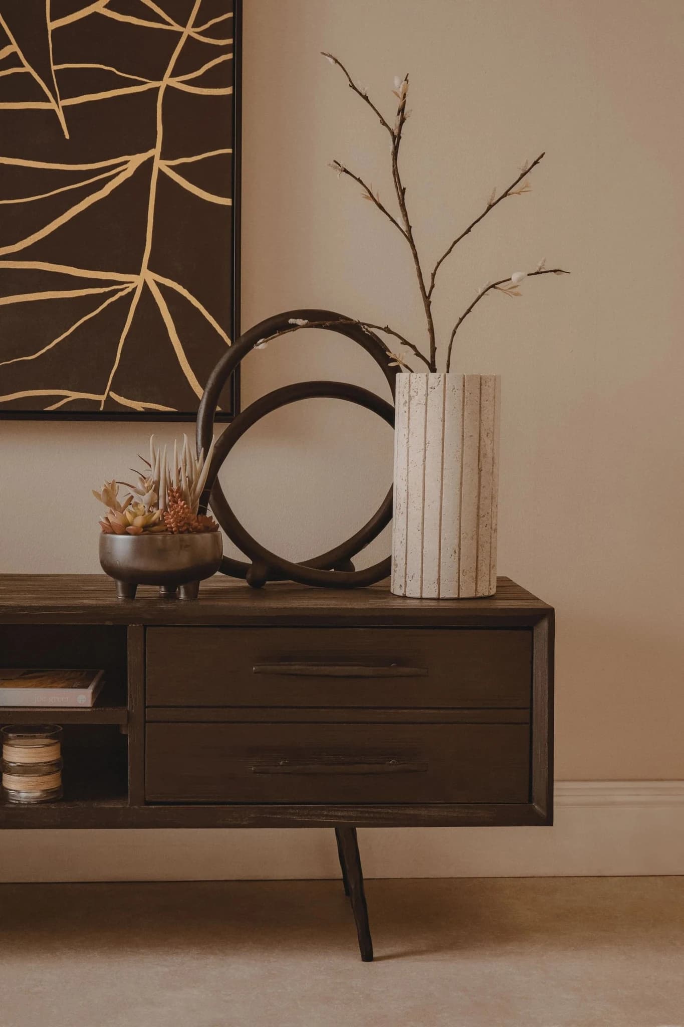 Madsen Dark Wooden Media Unit - Bookcases & shelving, photo 6 of 8