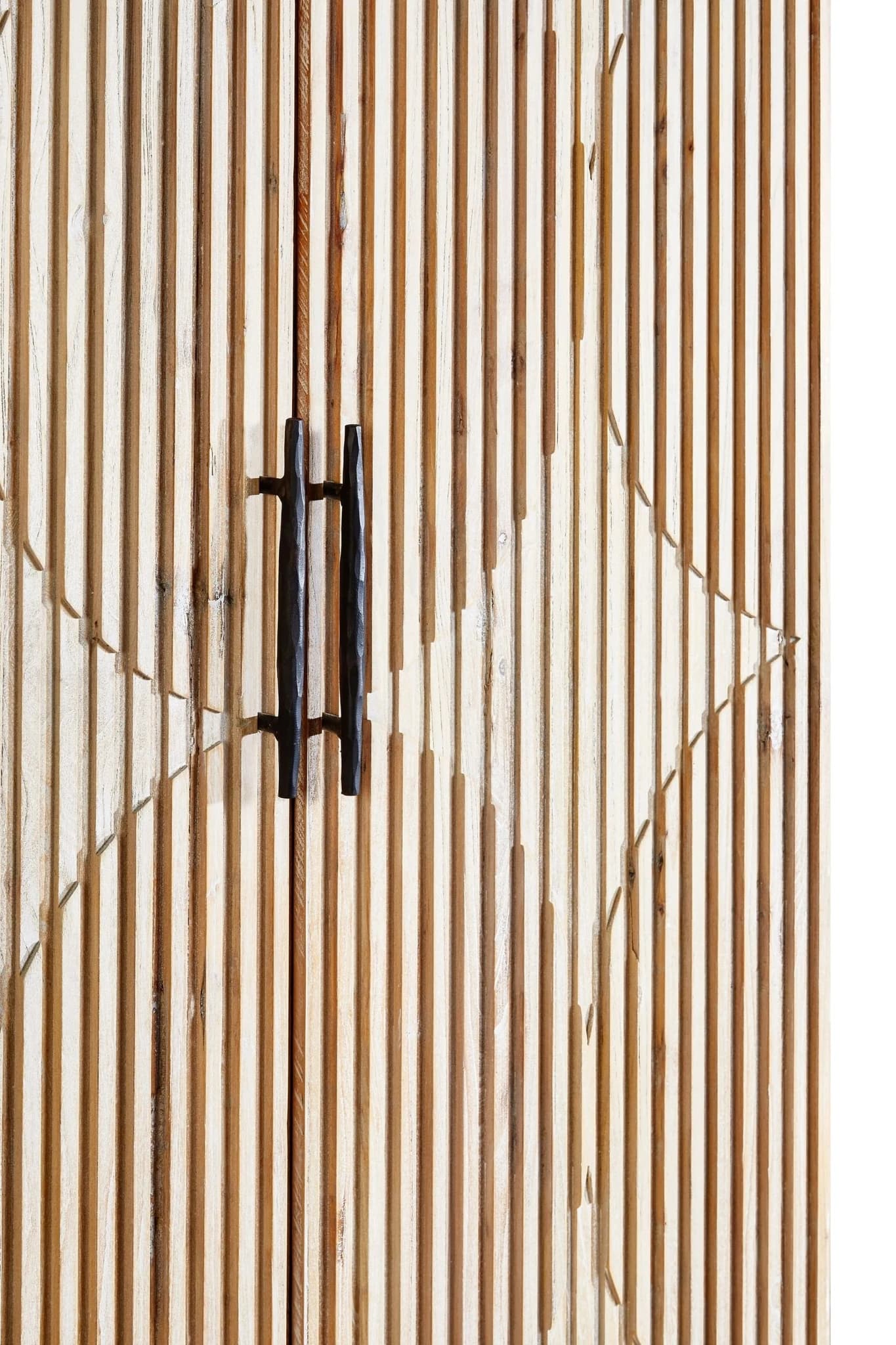 Kyra Grey Wash Elm Wood Wardrobe - Furniture, photo 7 of 8
