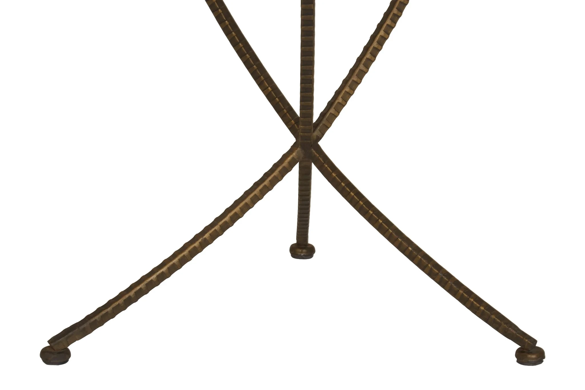 Elmo Elm Wood and Iron Small Side Table - Tables, photo 3 of 5