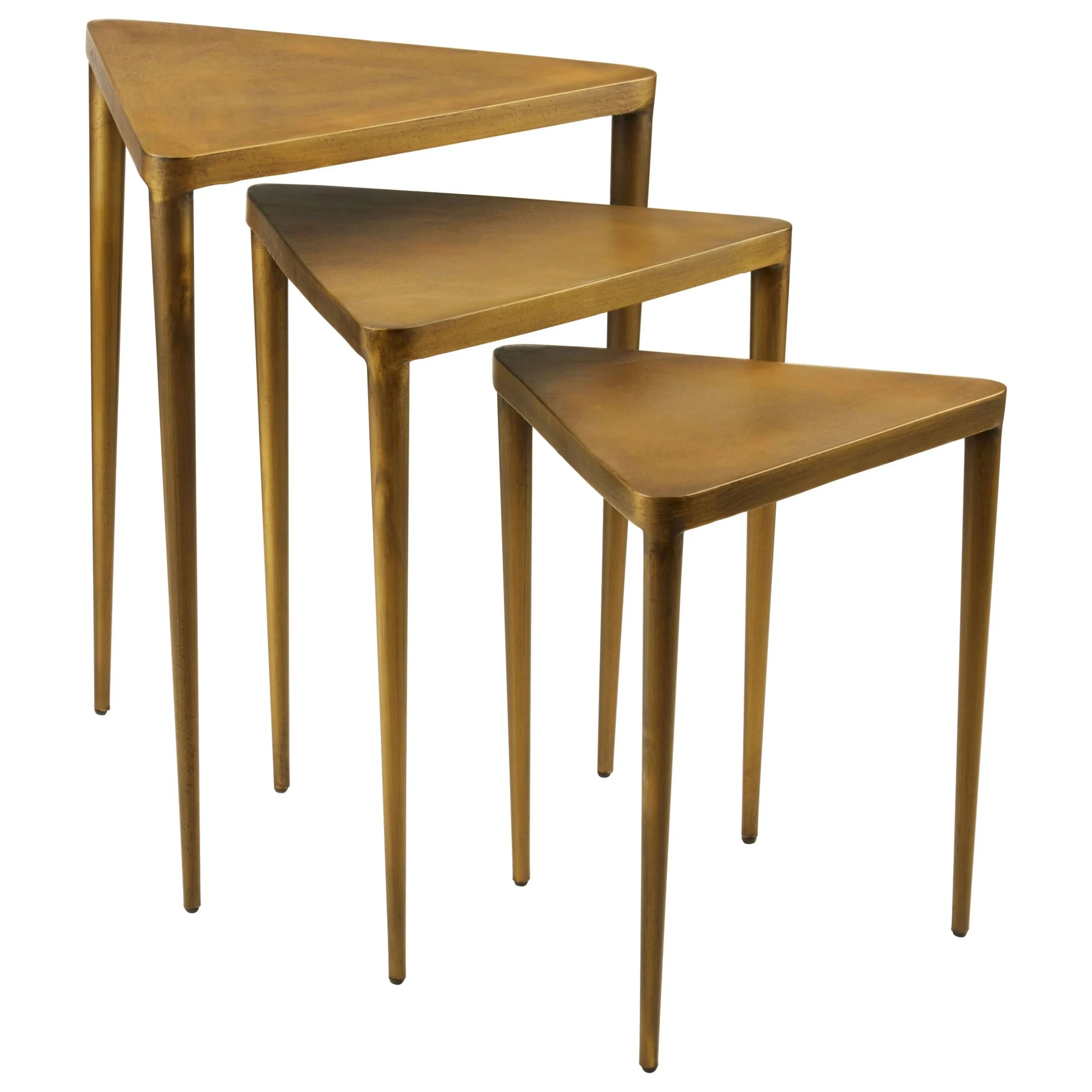 Compo Set of 3 Triangular Nesting Tables - Tables, photo 3 of 7