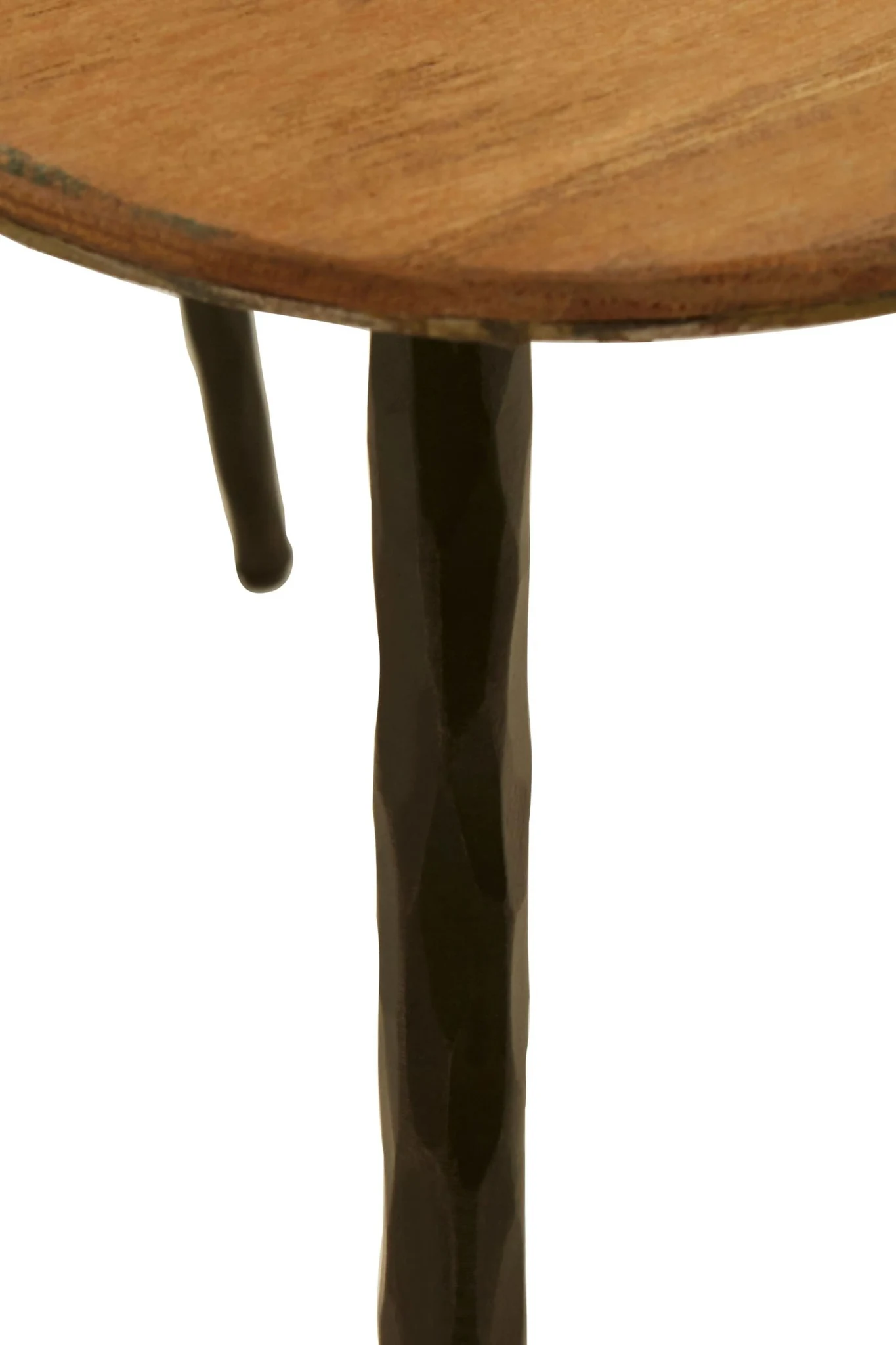 Elmo Elm Wood Top Nest of 3 Triangular Tables - Tables, photo 5 of 6