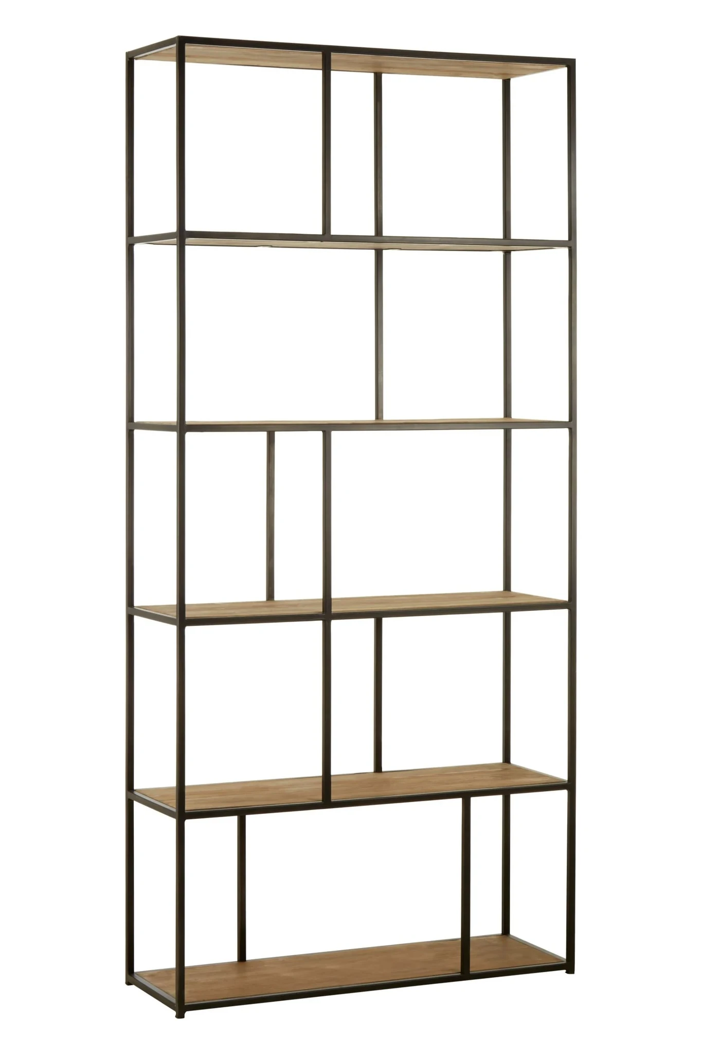 Mason Recycled Pine Wood 5 Tier Shelf Unit - Bookcases & shelving, photo 5 of 7