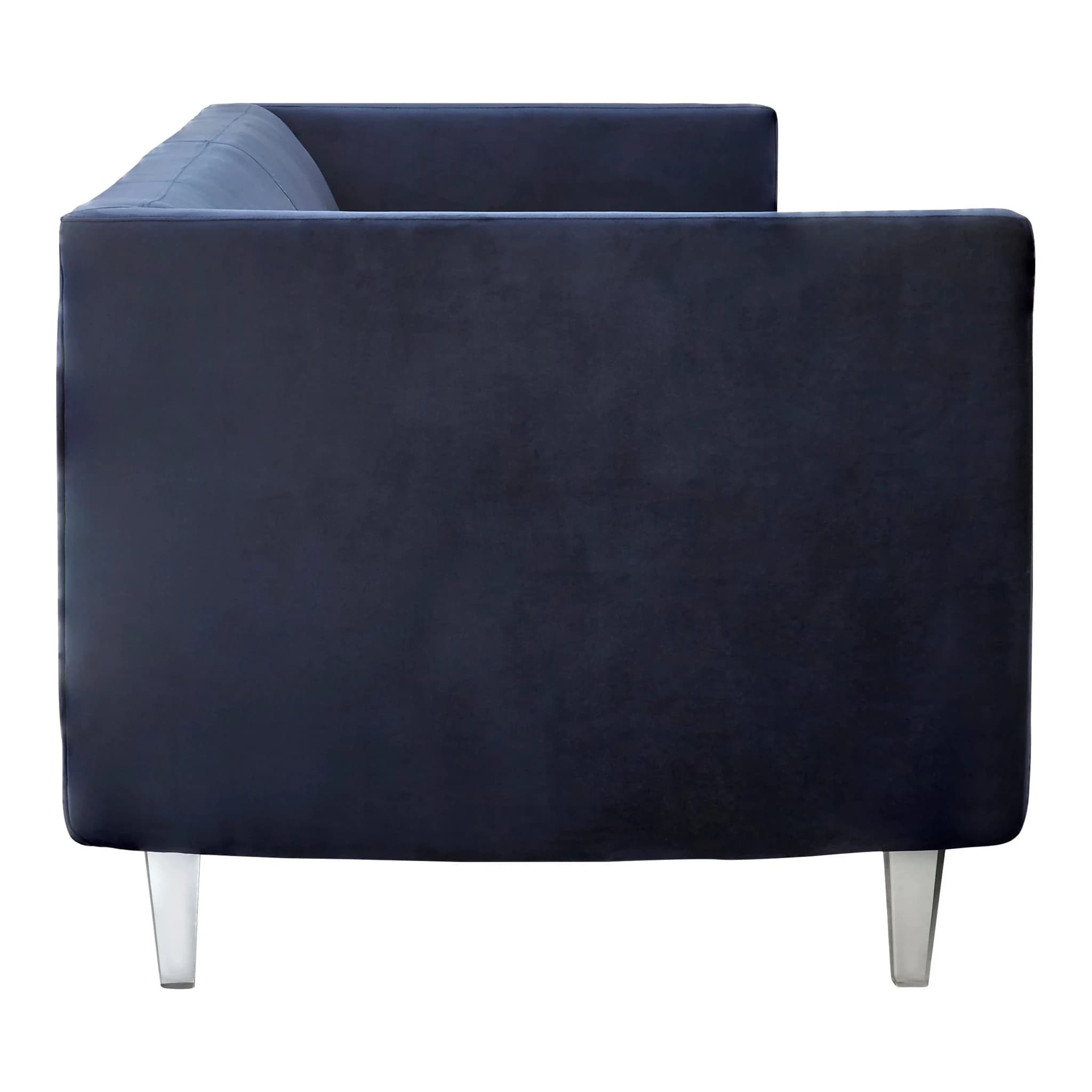 Pinner Navy Velvet 3 Seater Sofa - Seating, photo 4 of 8