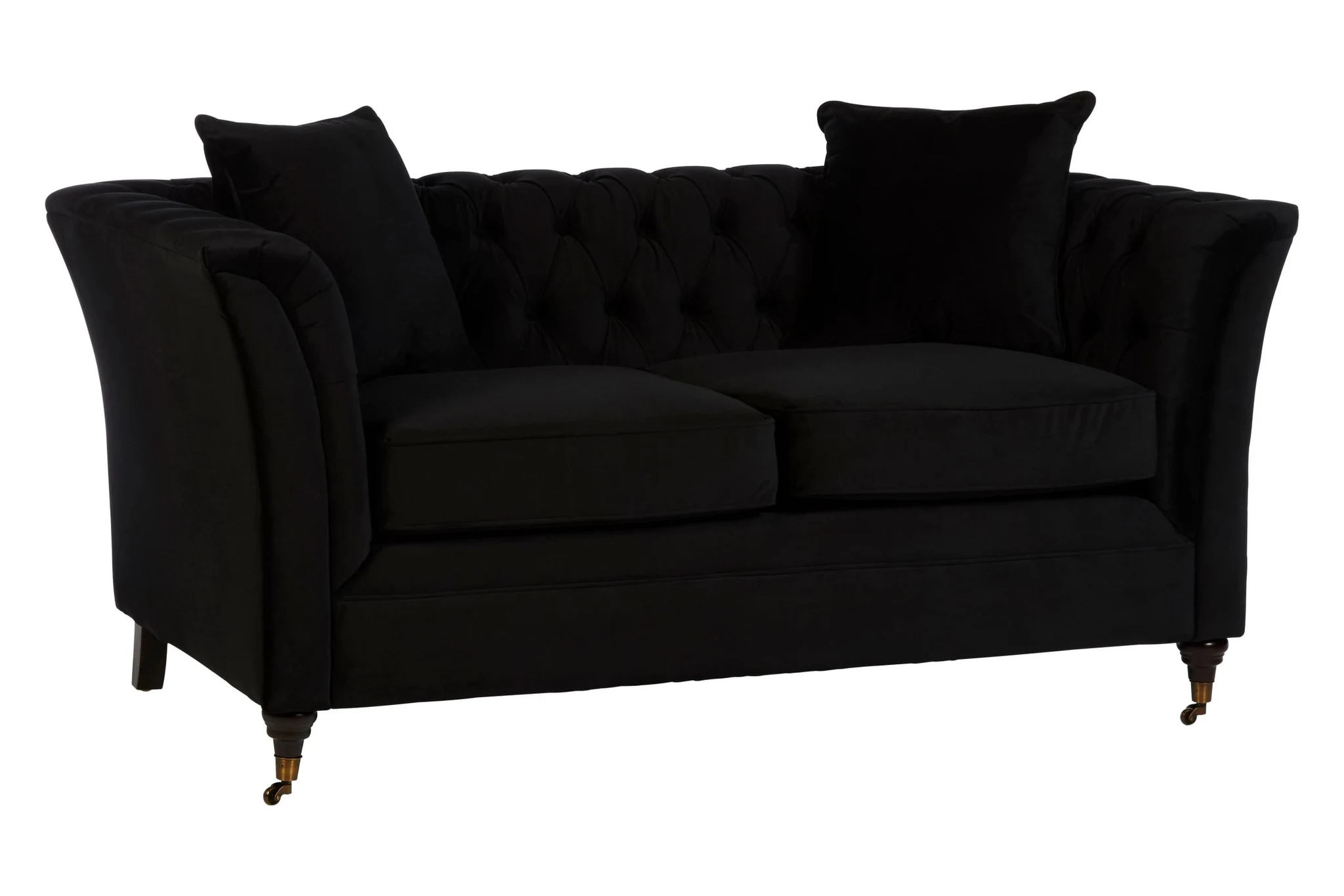 Sabrina 2 Seat Onyx Sofa - Seating, photo 4 of 7