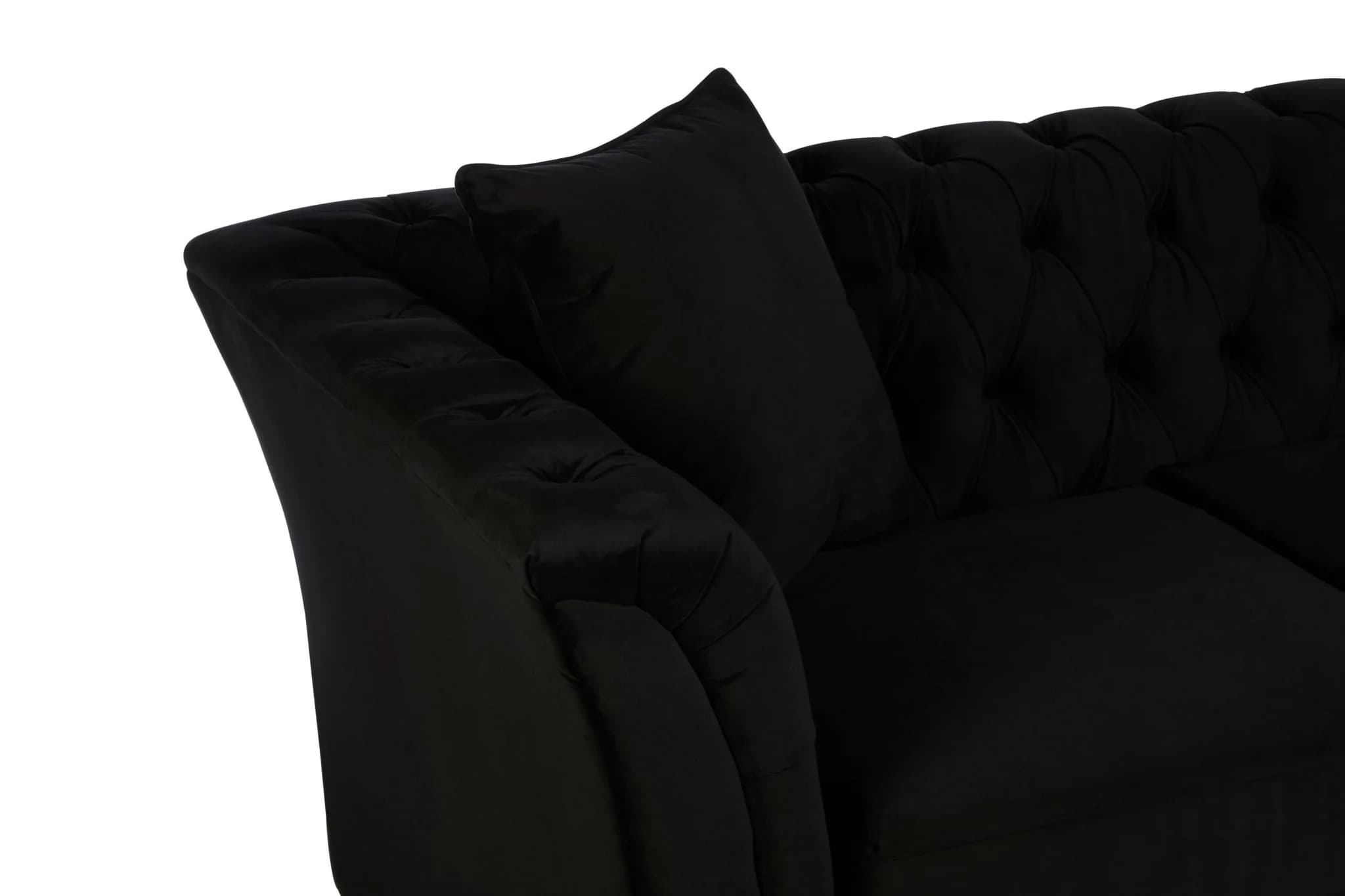 Sabrina 2 Seat Onyx Sofa - Seating, photo 7 of 7