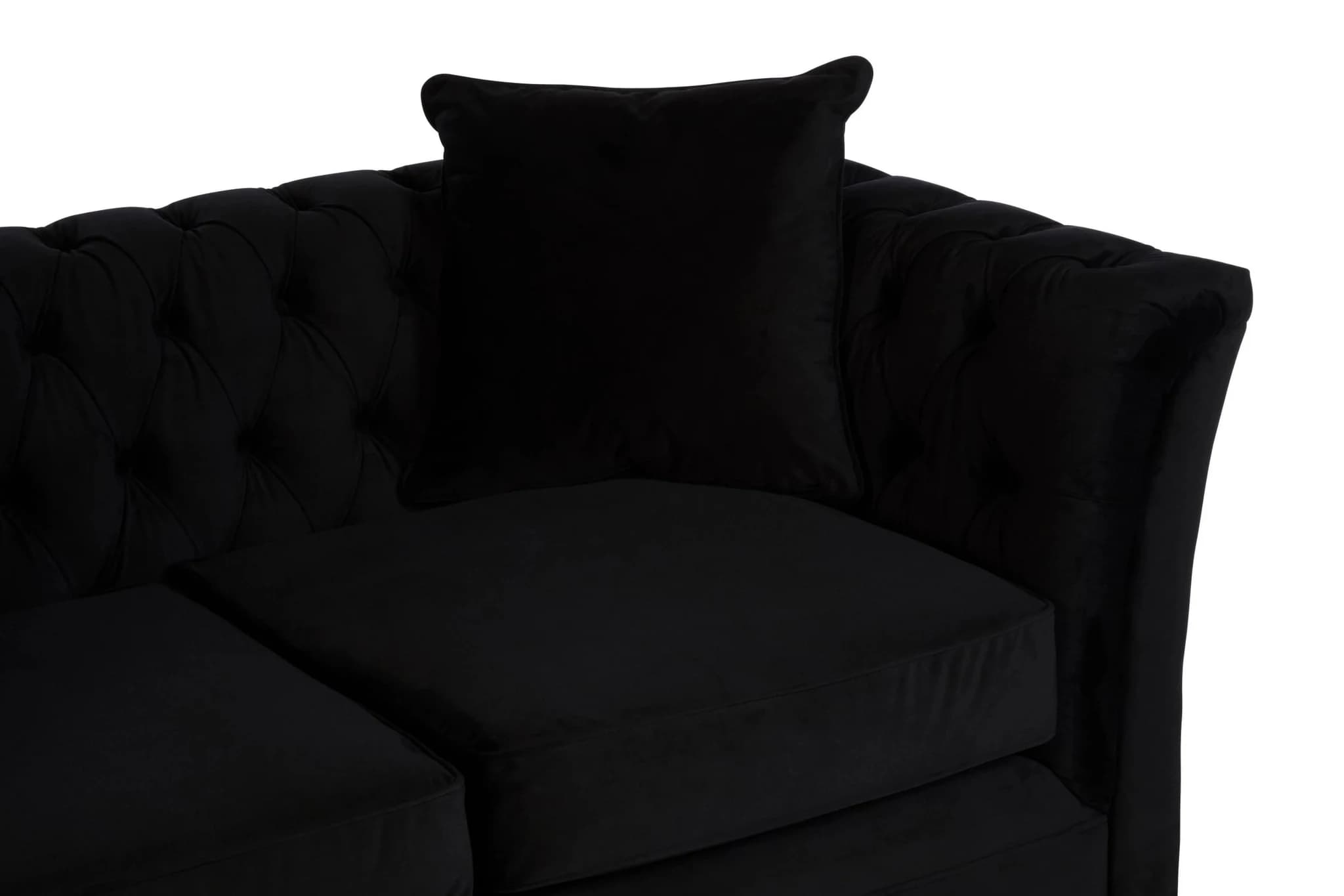 Sabrina 2 Seat Onyx Sofa - Seating, photo 6 of 7