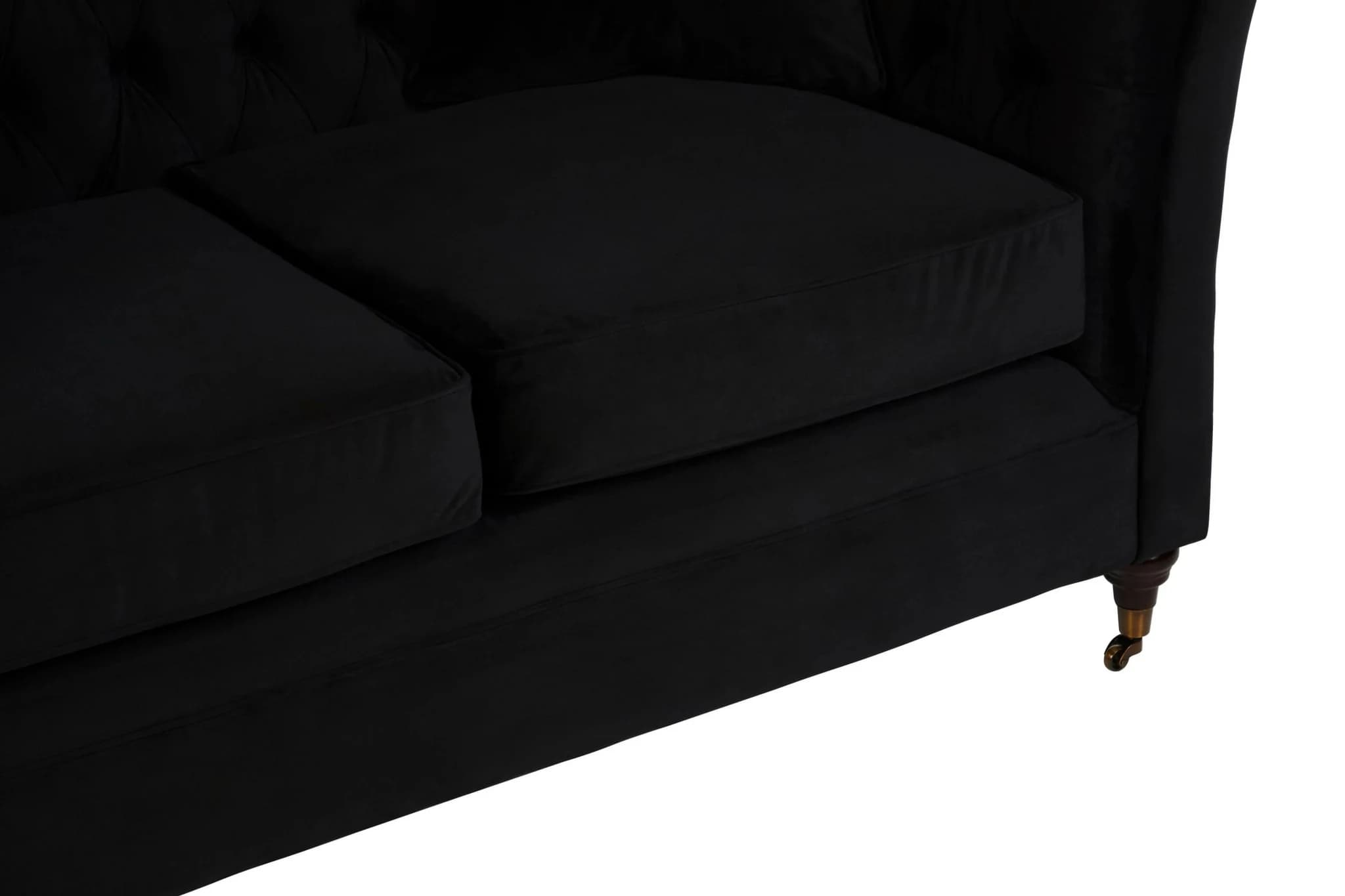 Sabrina 2 Seat Onyx Sofa - Seating, photo 5 of 7