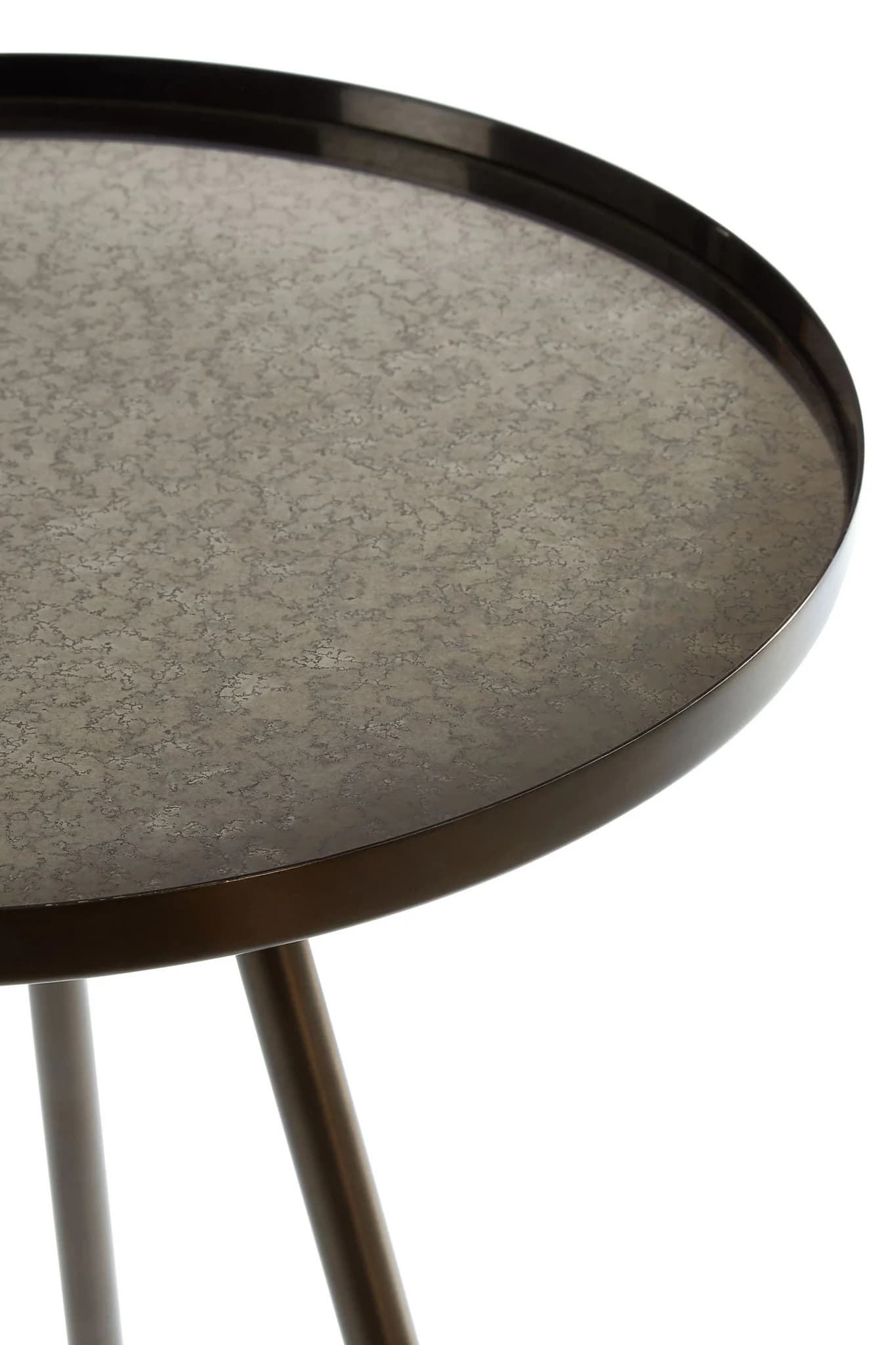 Corra Black Finish Side Table - Tables, photo 3 of 3