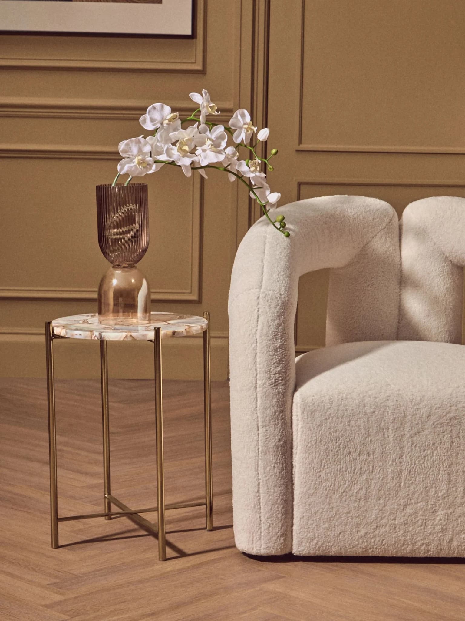 Vita Natural Agate Side Table - Tables, photo 6 of 8
