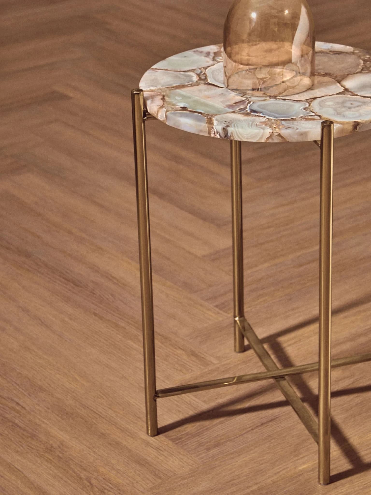 Vita Natural Agate Side Table - Tables, photo 3 of 8