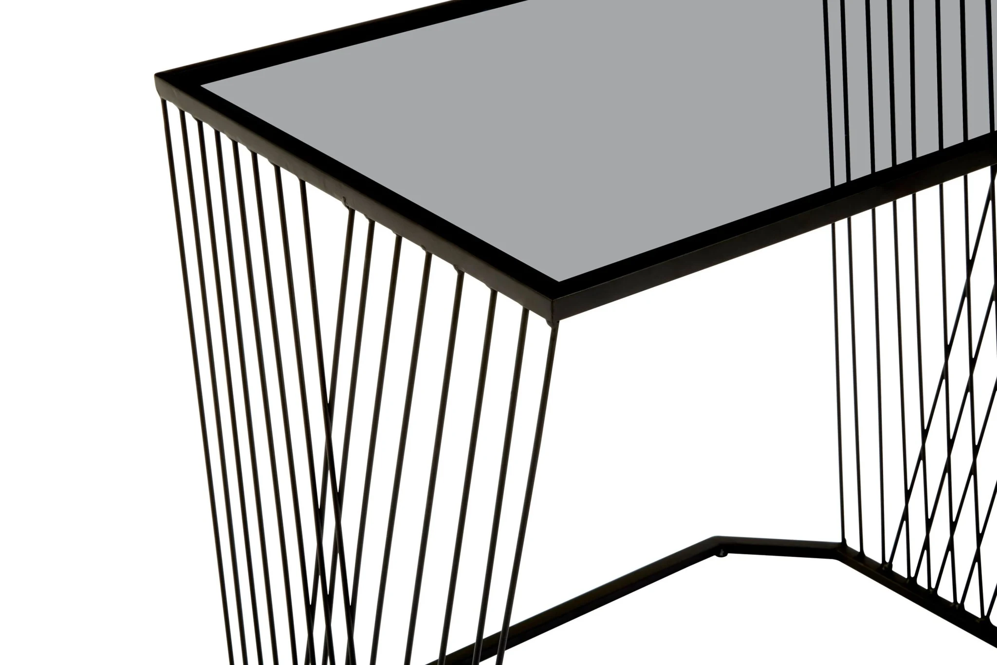 Trento Black Set Of 3 Nesting Side Tables - Tables, photo 8 of 8