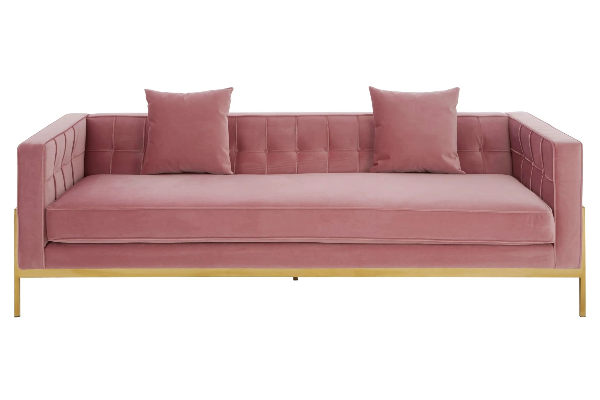 Rena 3 Seat Pink Sofa - Seating, photo 7 of 8