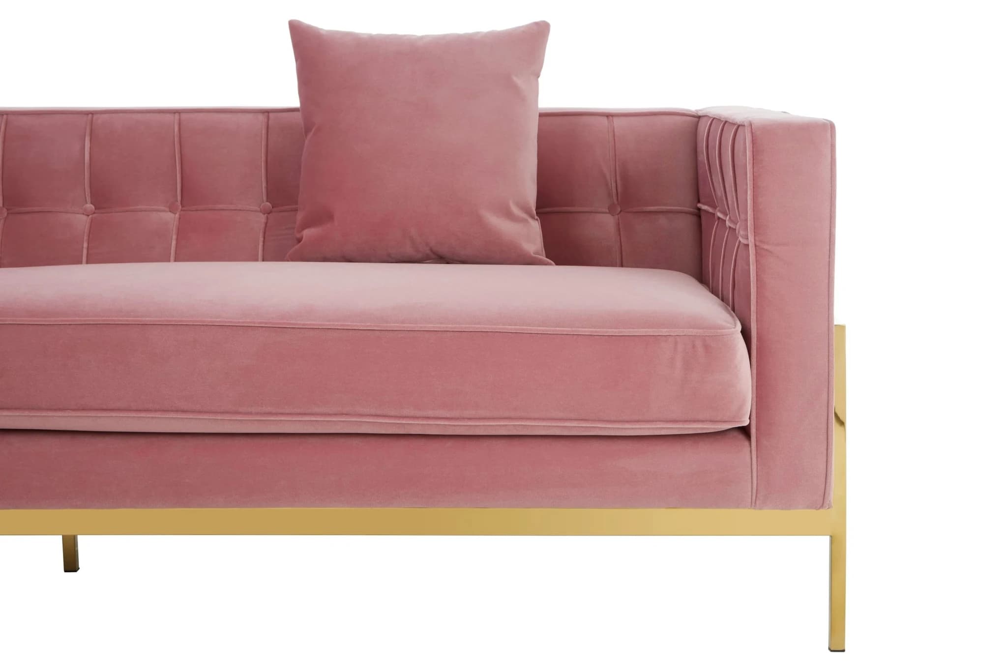 Rena 3 Seat Pink Sofa - Seating, photo 8 of 8