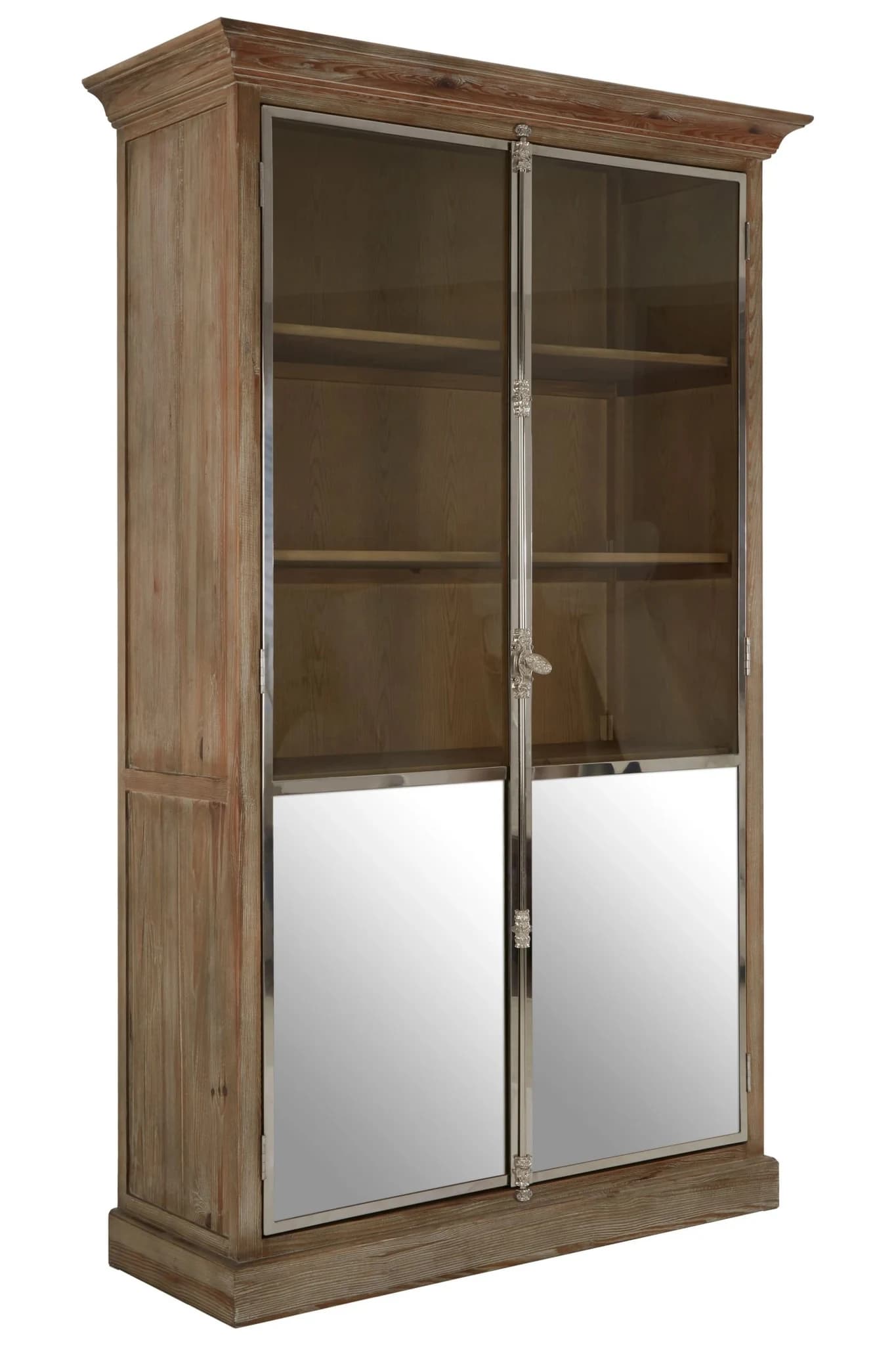 Richmond White Washed Pine Wood 2 Door Cabinet - Bookcases & shelving, photo 6 of 8