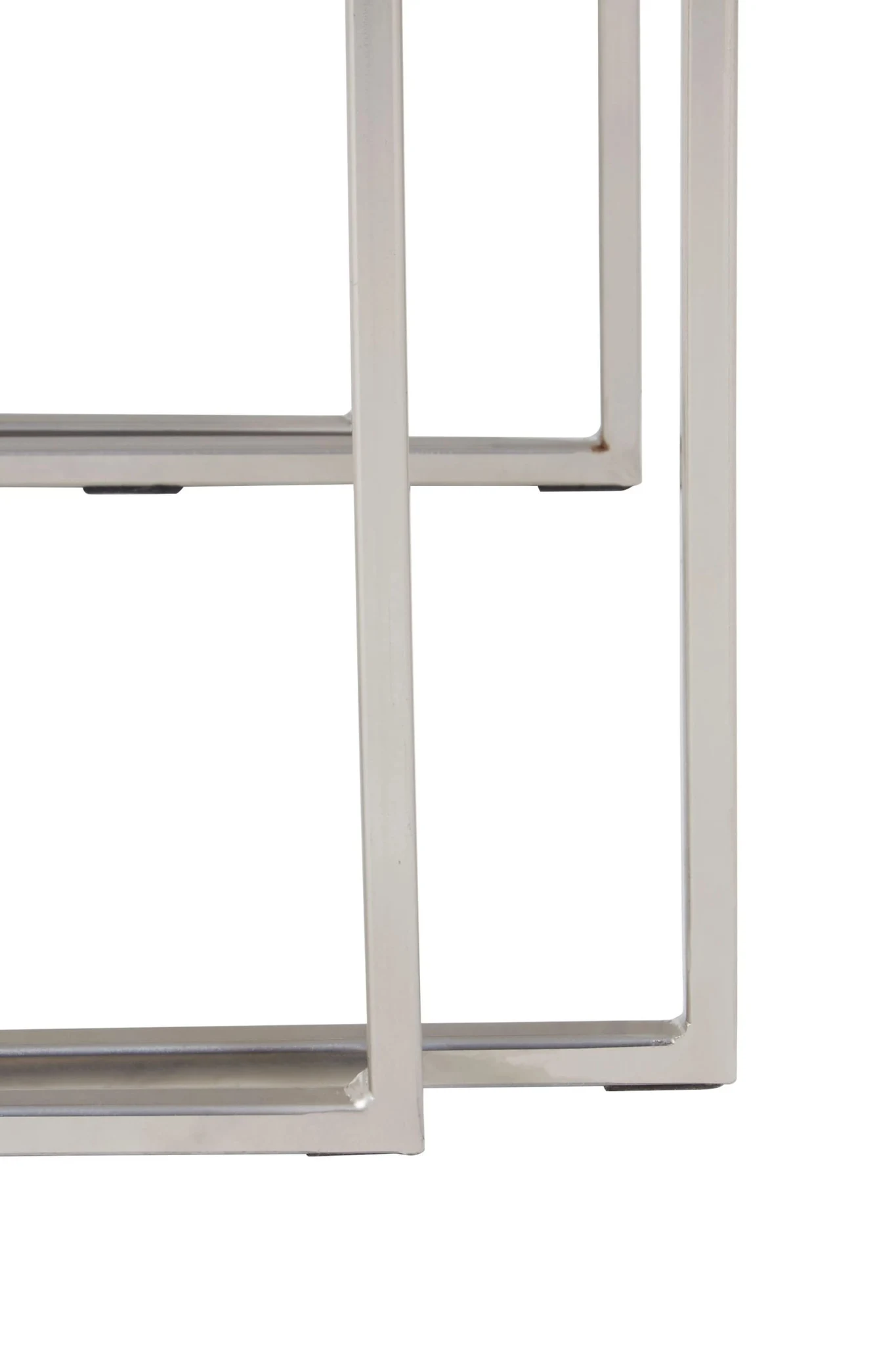 Templar Nickel Finish Set of Two Rectangular Nesting Tables - Tables, photo 5 of 6