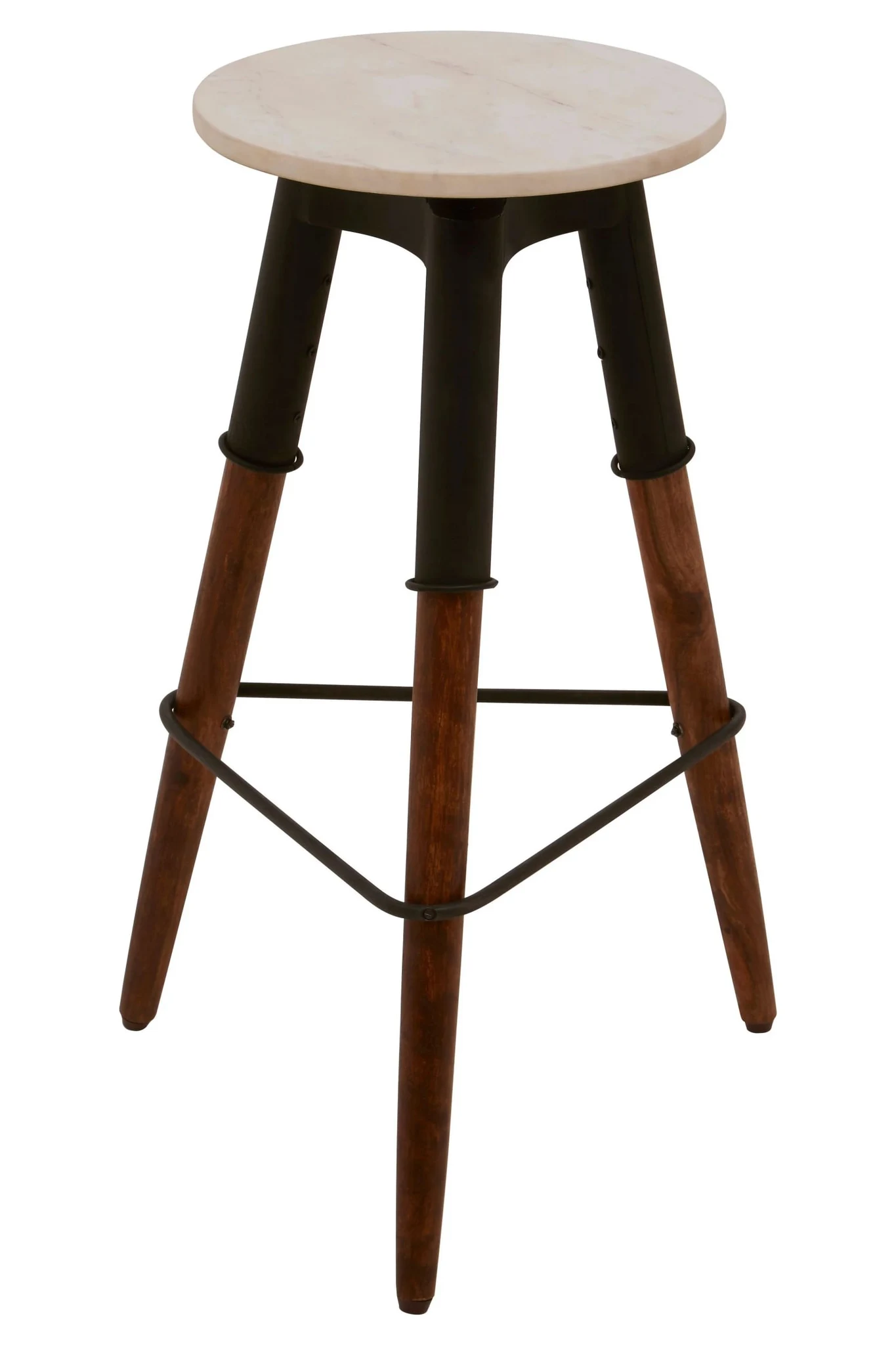 Vasco 3 Leg Bar Stool With Marble Top - Seating, photo 3 of 6