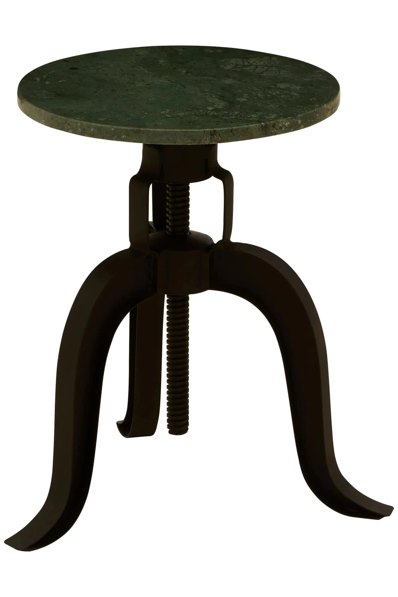 Vasco 3 Leg Bar Stool With Green Marble Top - Seating, photo 2 of 5