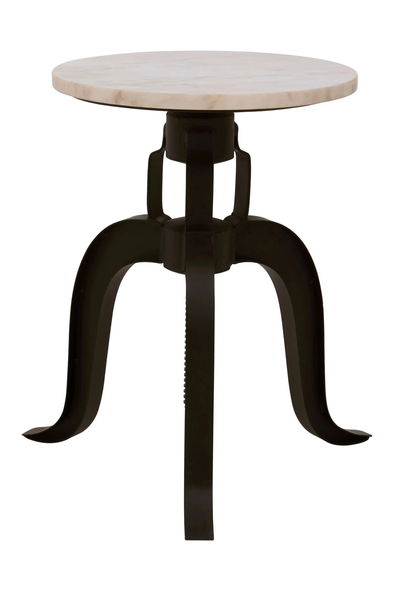 Vasco 3 Leg Bar Stool With White Marble Top - Seating, photo 3 of 4
