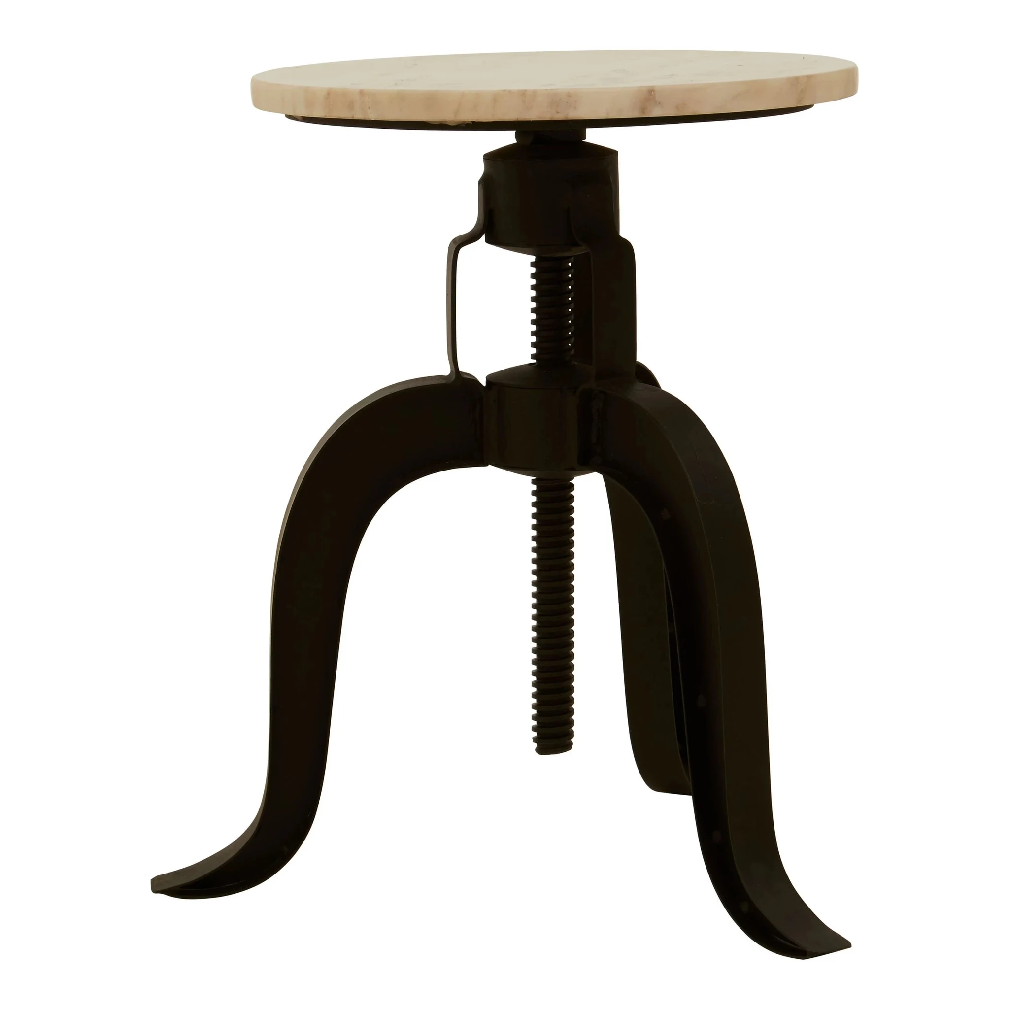 Vasco 3 Leg Bar Stool With White Marble Top - Seating, photo 2 of 4