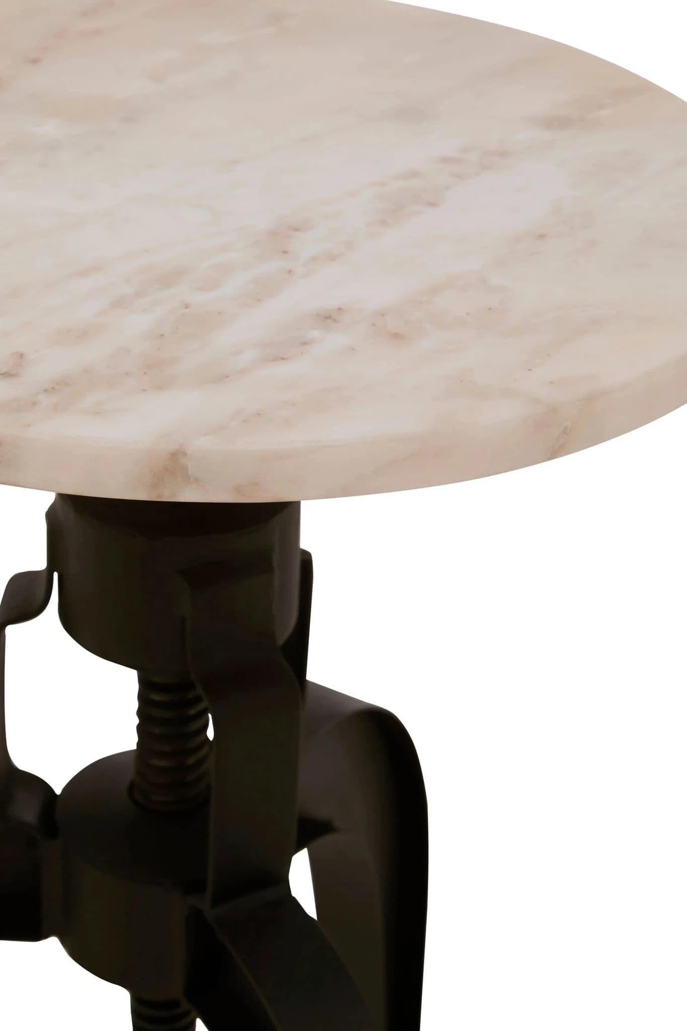 Vasco 3 Leg Bar Stool With White Marble Top - Seating, photo 4 of 4