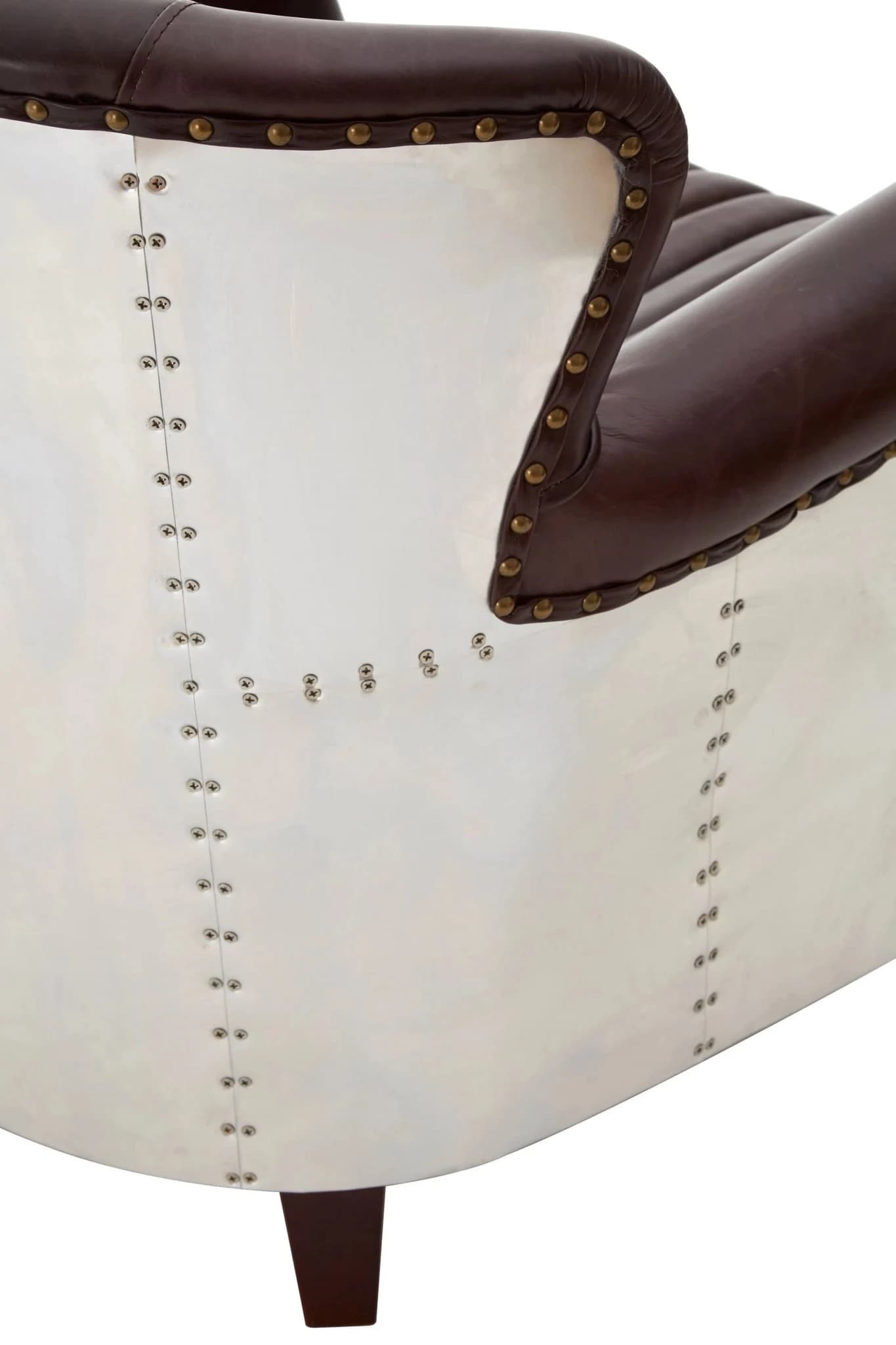 Victor Brown Leather Armchair - Seating, photo 5 of 8