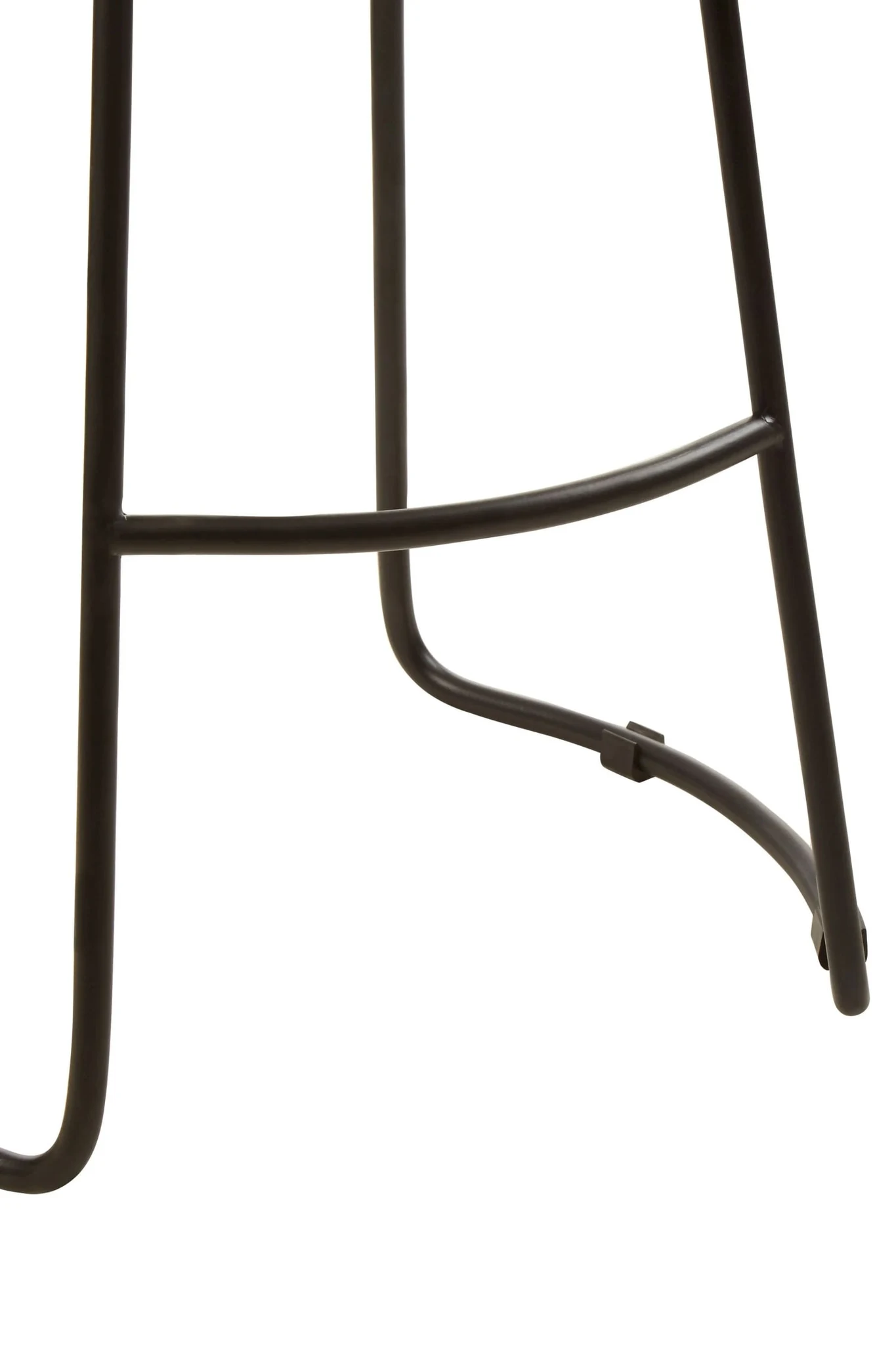 Lyon Oak Wood Saddle Seat Bar Stool with Black Legs - Seating, photo 6 of 7