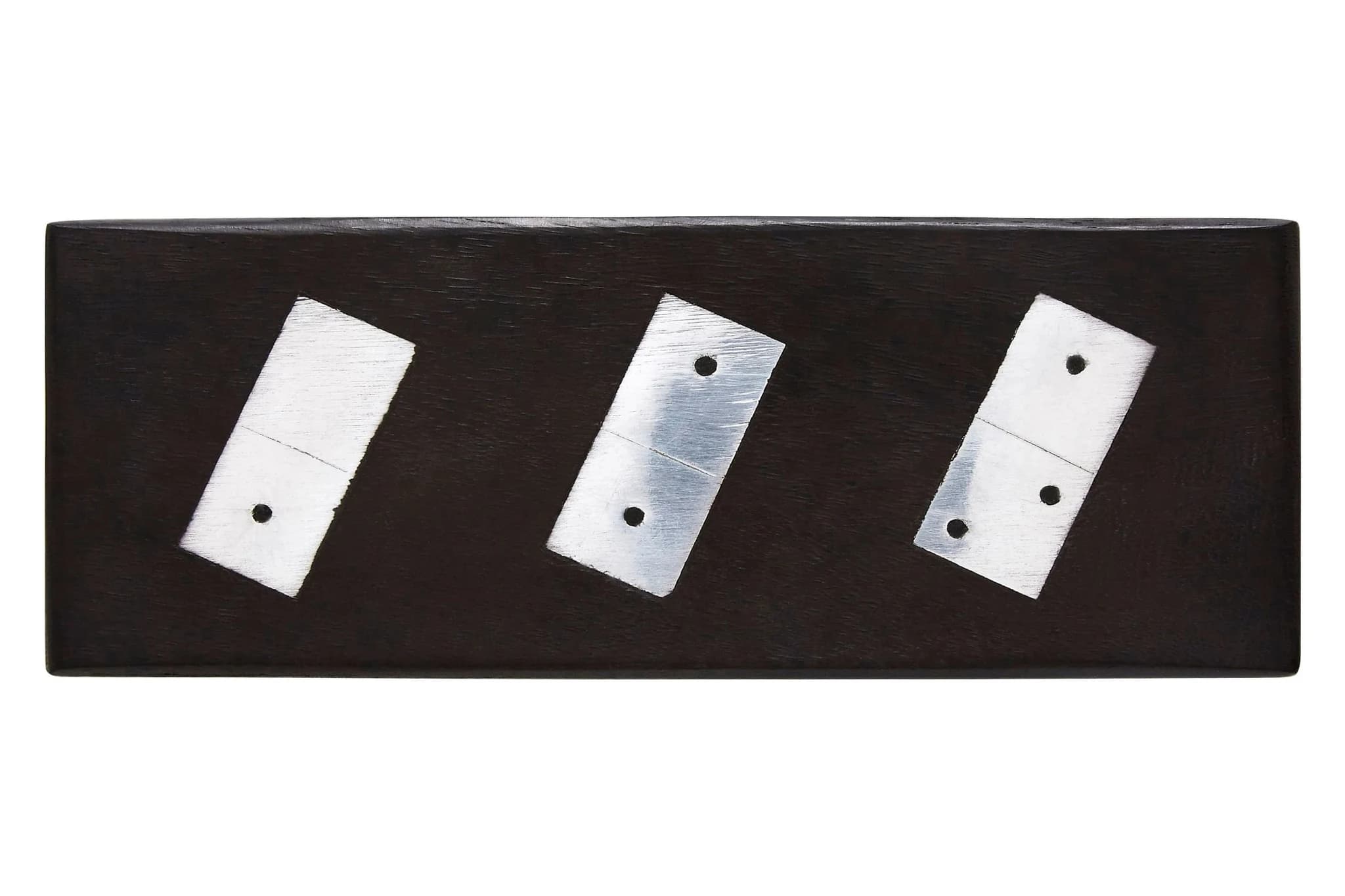 Churchill Games Black Mango Wood Domino Set - Decorative, photo 2 of 2