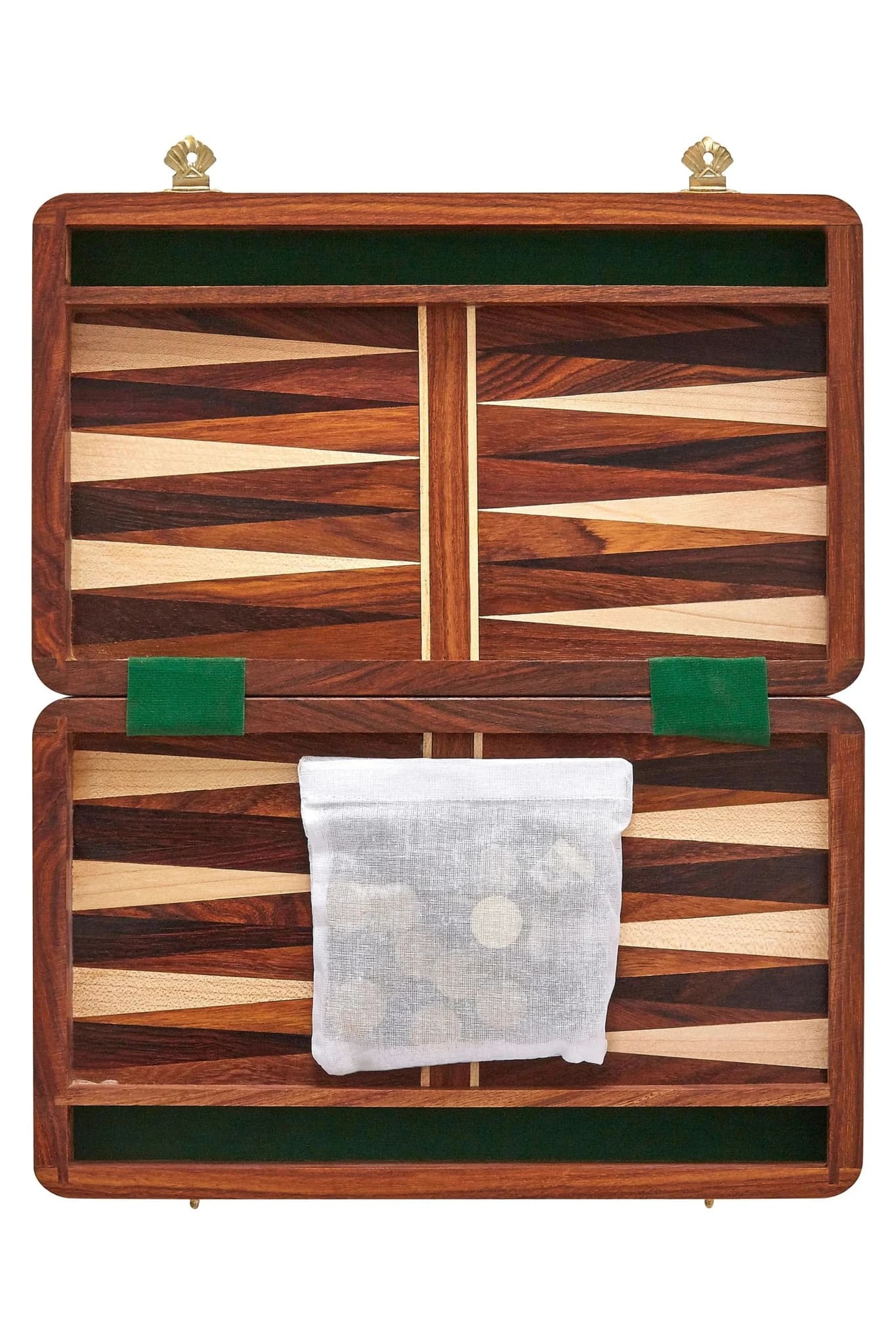 Churchill Games Brown Wood Backgammon Game - Decorative, photo 2 of 2
