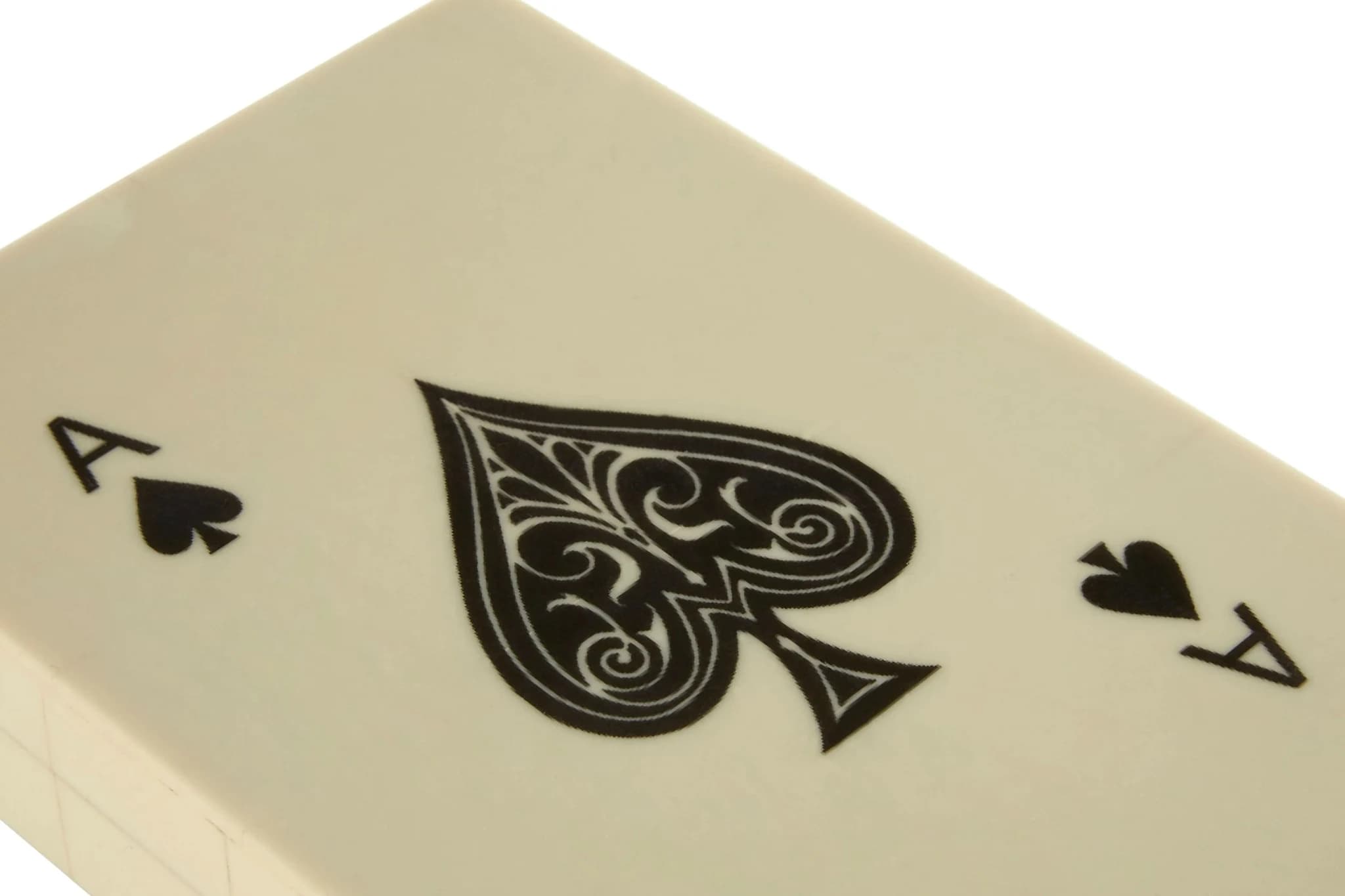 Churchill Games Cream Two Section Card Box with Playing Cards - Decorative, photo 3 of 3