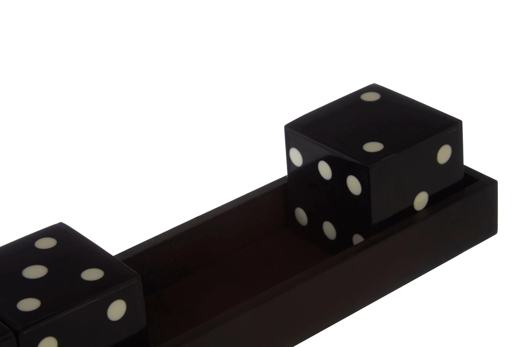 Churchill Games Black and White 5 Dice Set - Decorative, photo 3 of 3