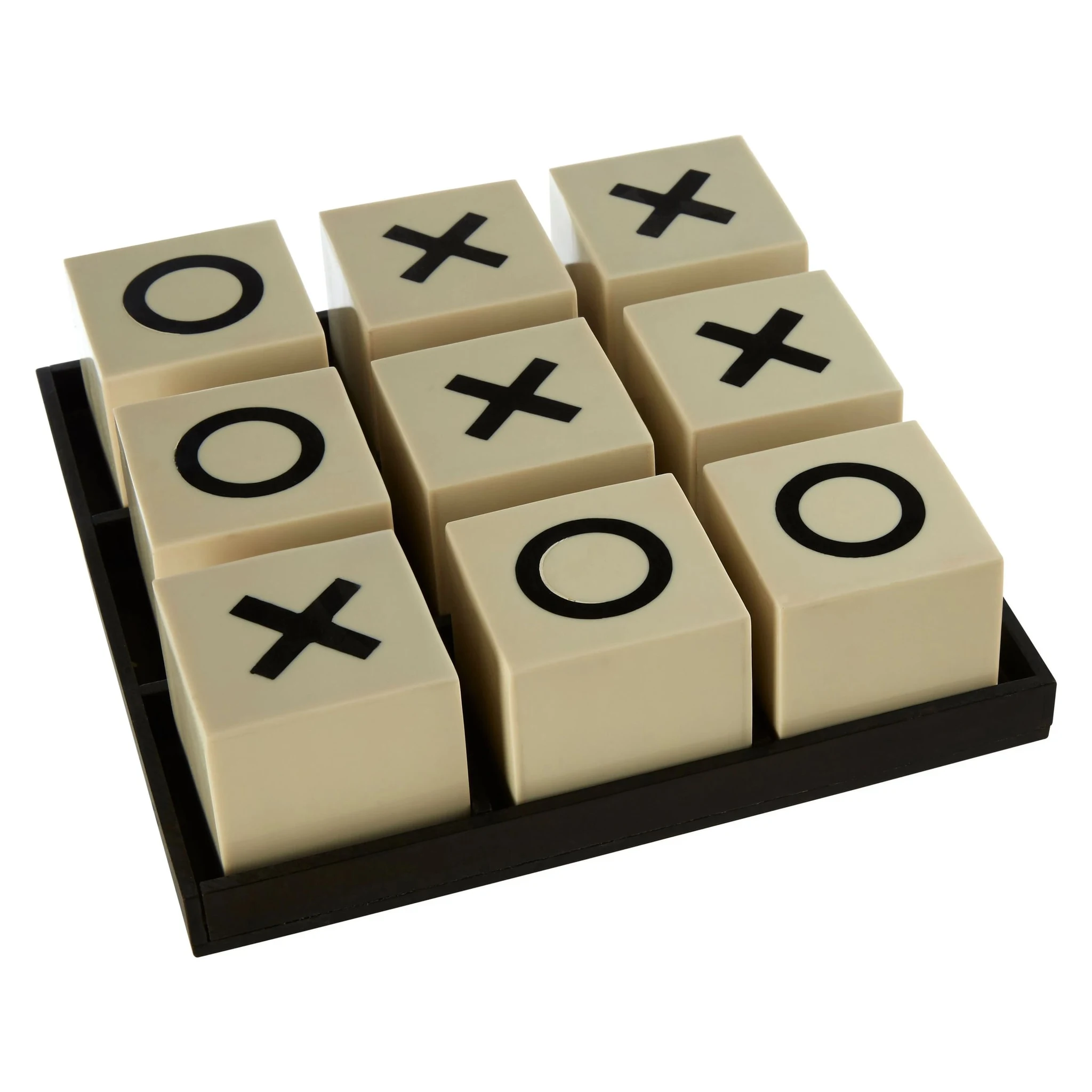 Churchill Games Large White and Black Noughts & Crosses Game - Decorative, photo 2 of 2