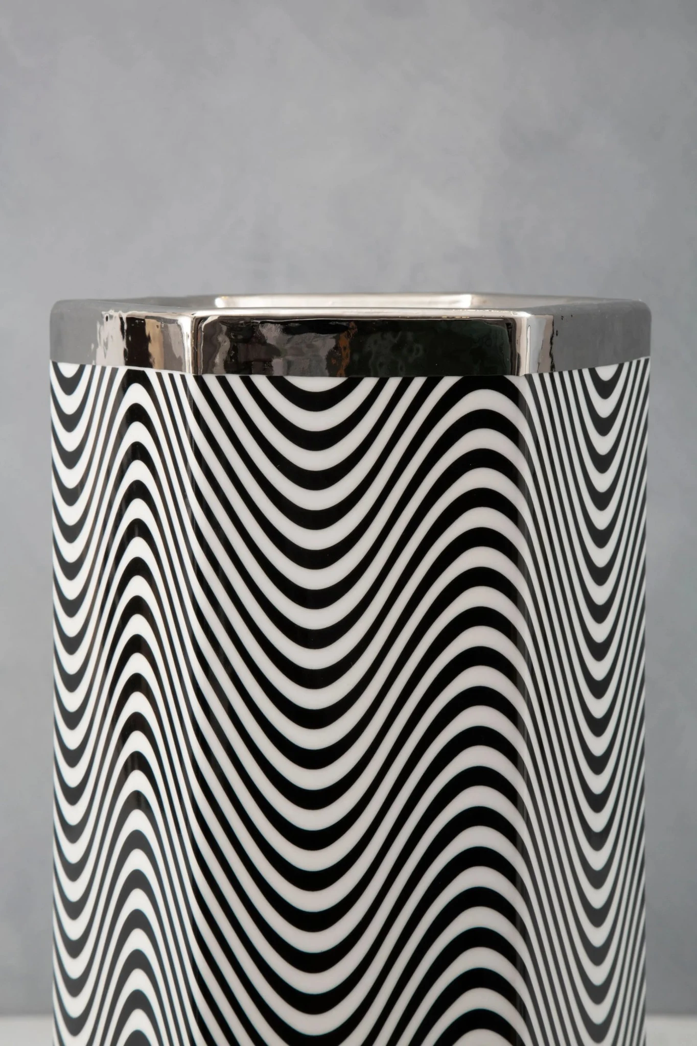 Celeste Black and White Hexagon Umbrella Stand - Bookcases & shelving, photo 6 of 8