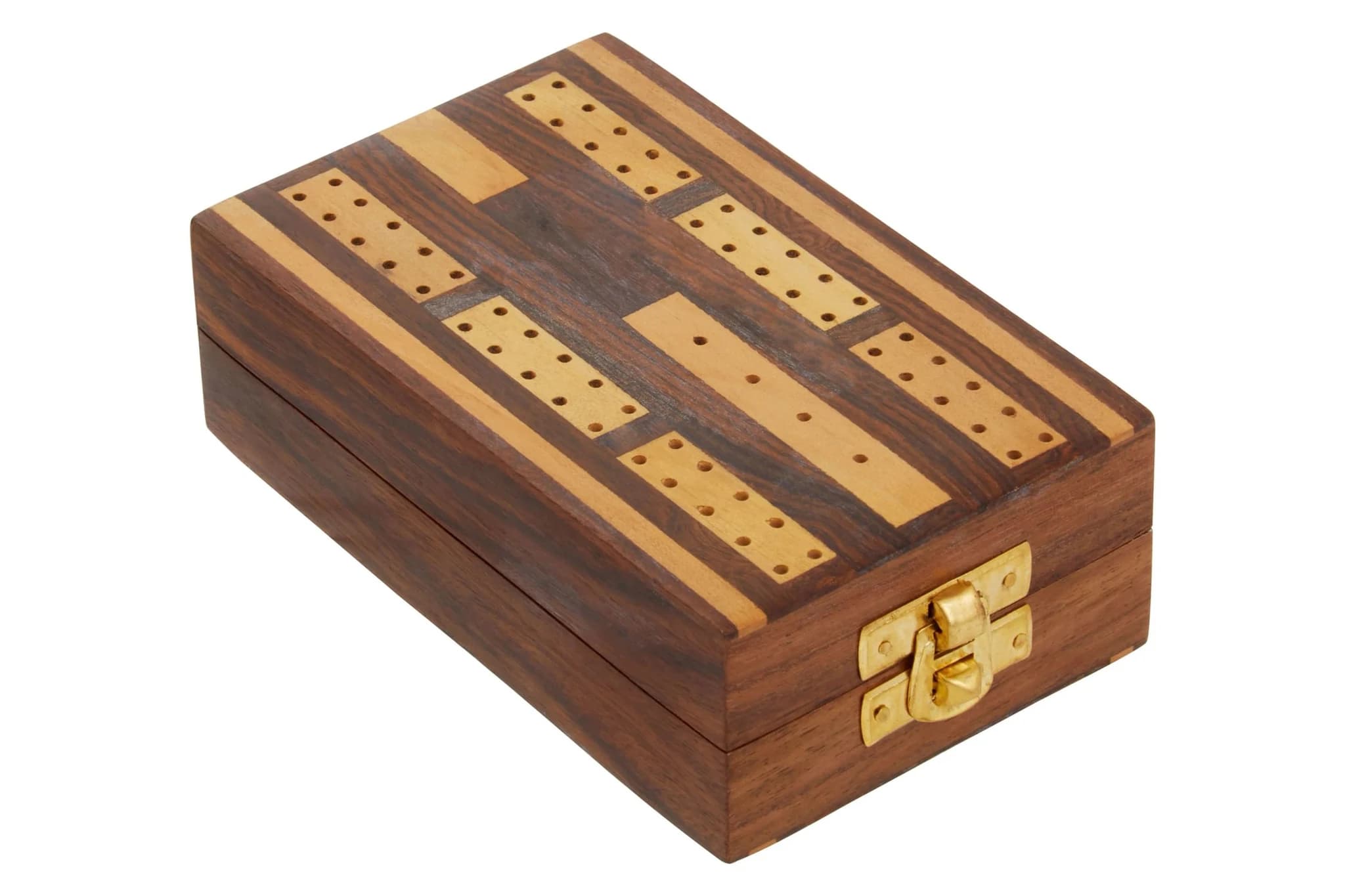 Churchill Games Sheesham Wood Cribbage Set - Decorative, photo 5 of 8