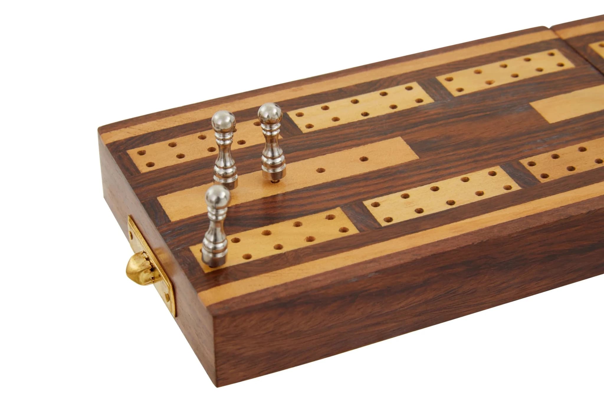 Churchill Games Sheesham Wood Cribbage Set - Decorative, photo 8 of 8