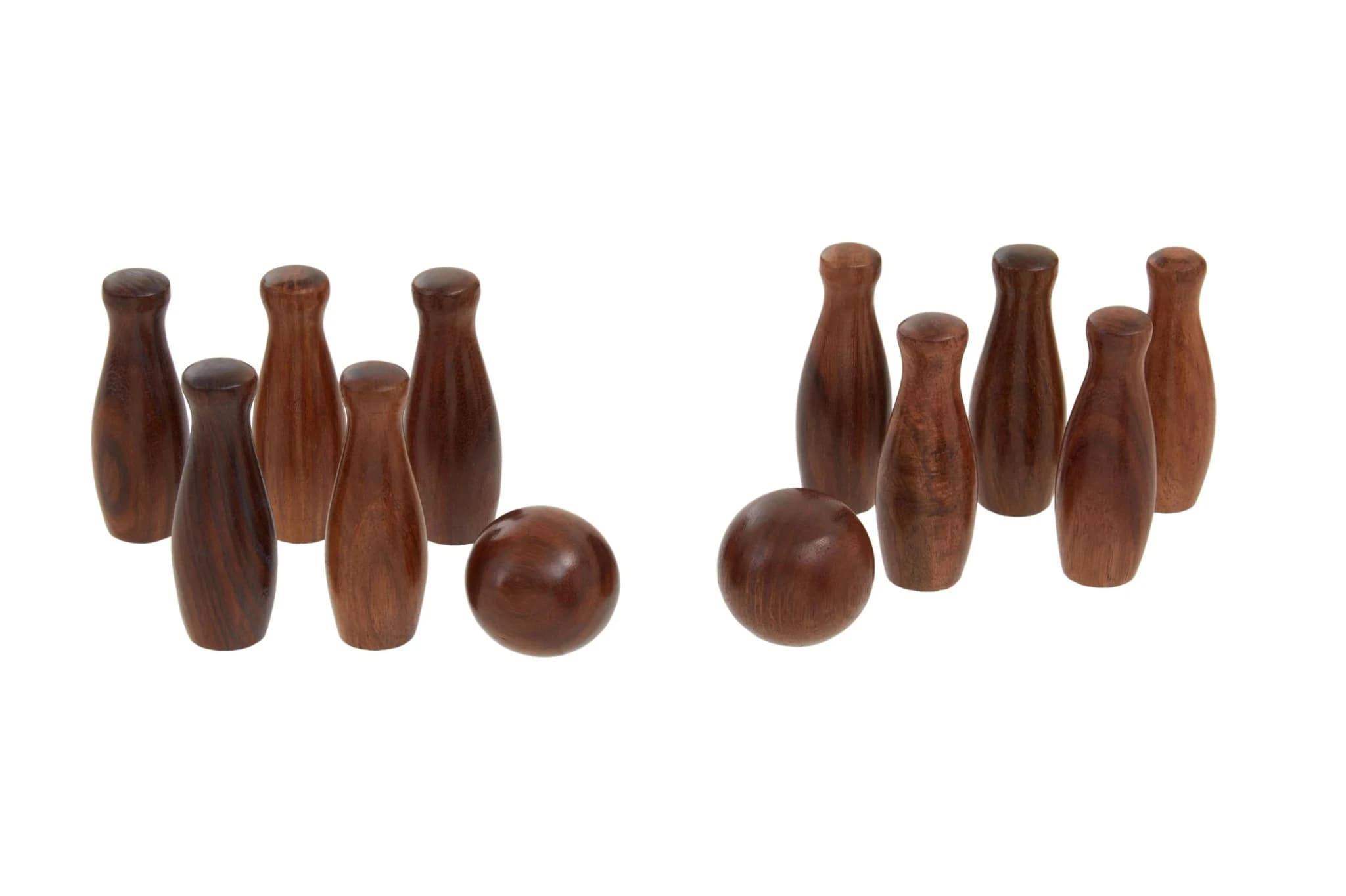 Churchill Games Sheesham Wood Skittles Set - Decorative, photo 5 of 8
