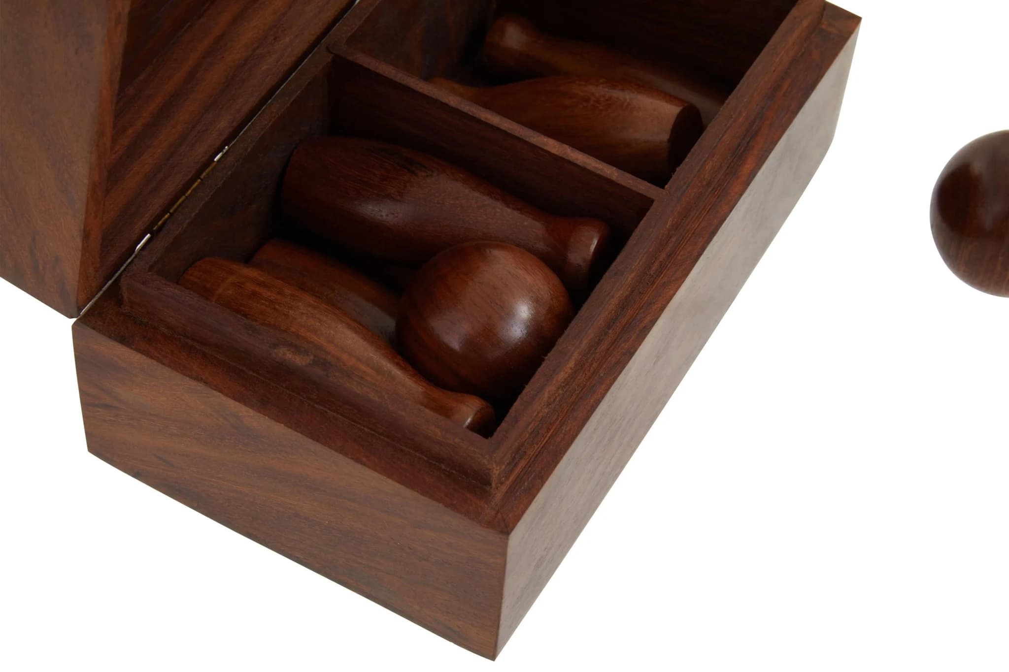 Churchill Games Sheesham Wood Skittles Set - Decorative, photo 8 of 8