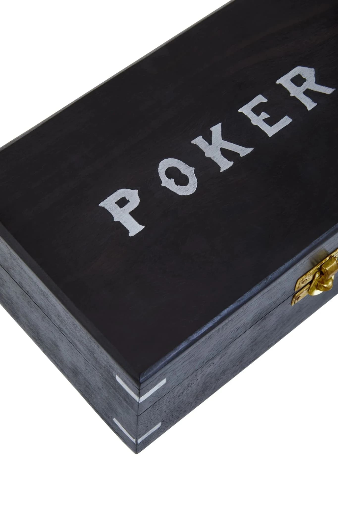 Churchill Games Black Sheesham Wood Poker Set - Decorative, photo 3 of 5