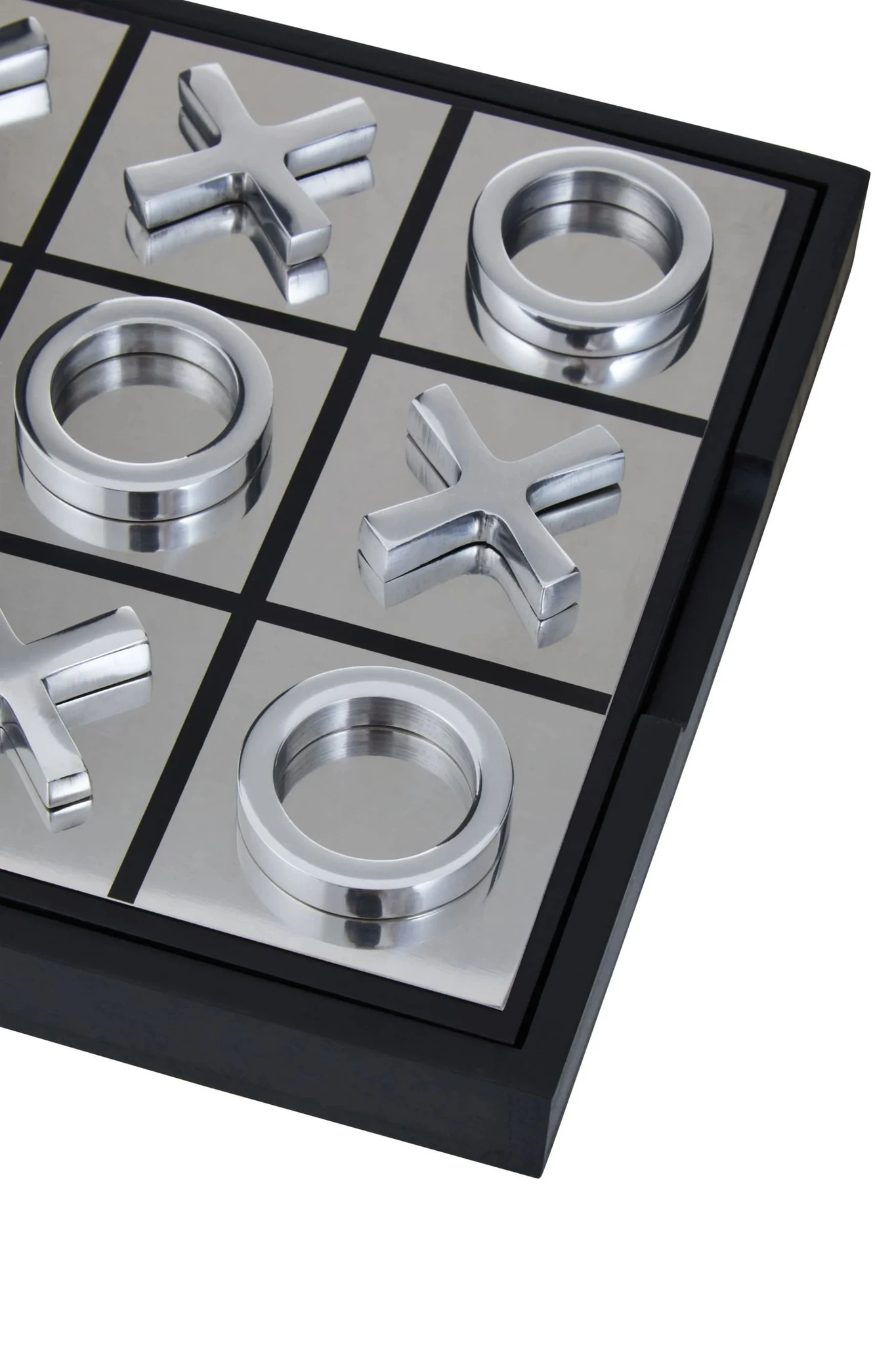 Churchill Games Black and Silver Noughts And Crosses - Decorative, photo 3 of 4