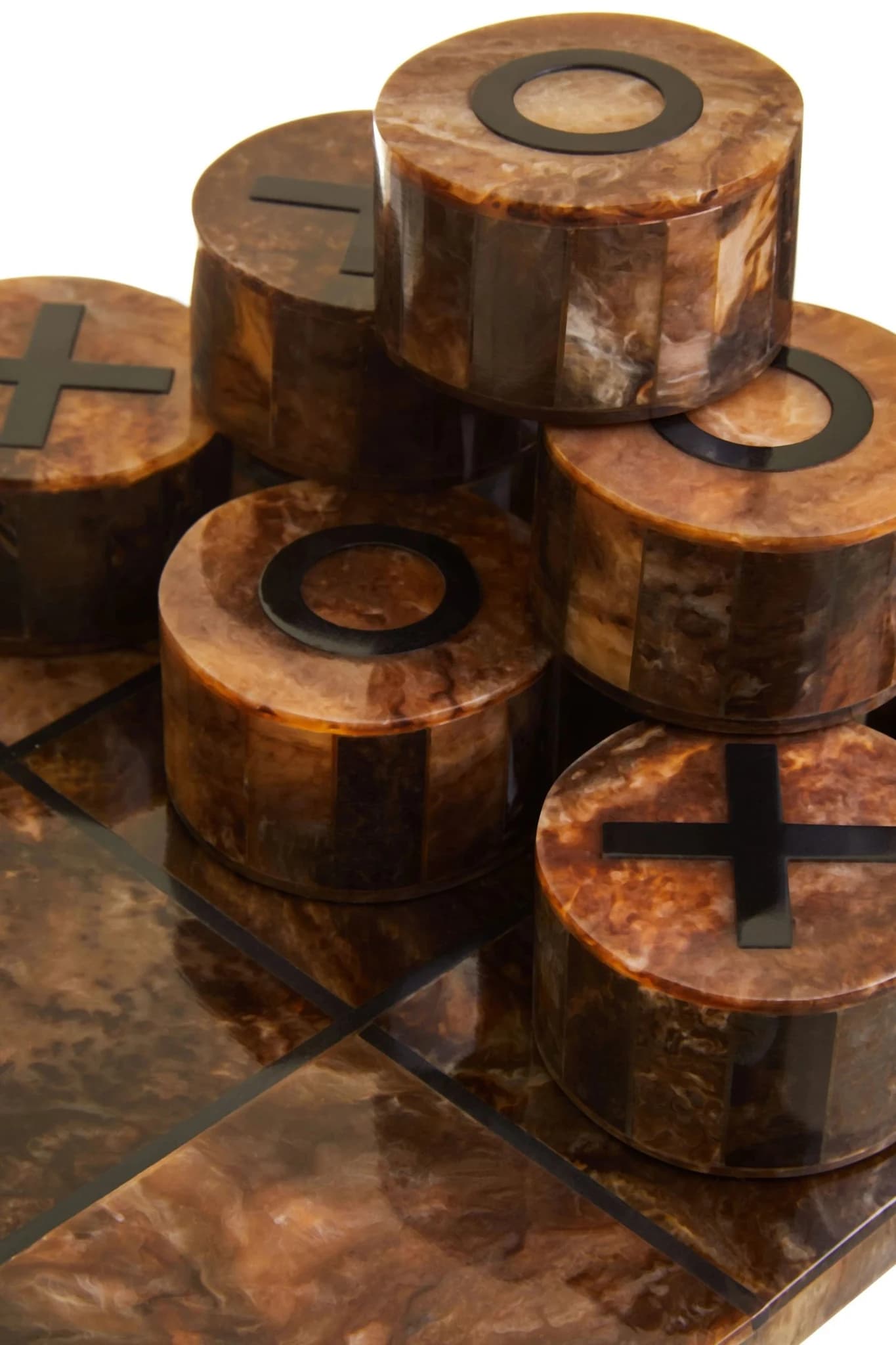 Churchill Games Brown and Black Finish Noughts And Crosses - Decorative, photo 5 of 8