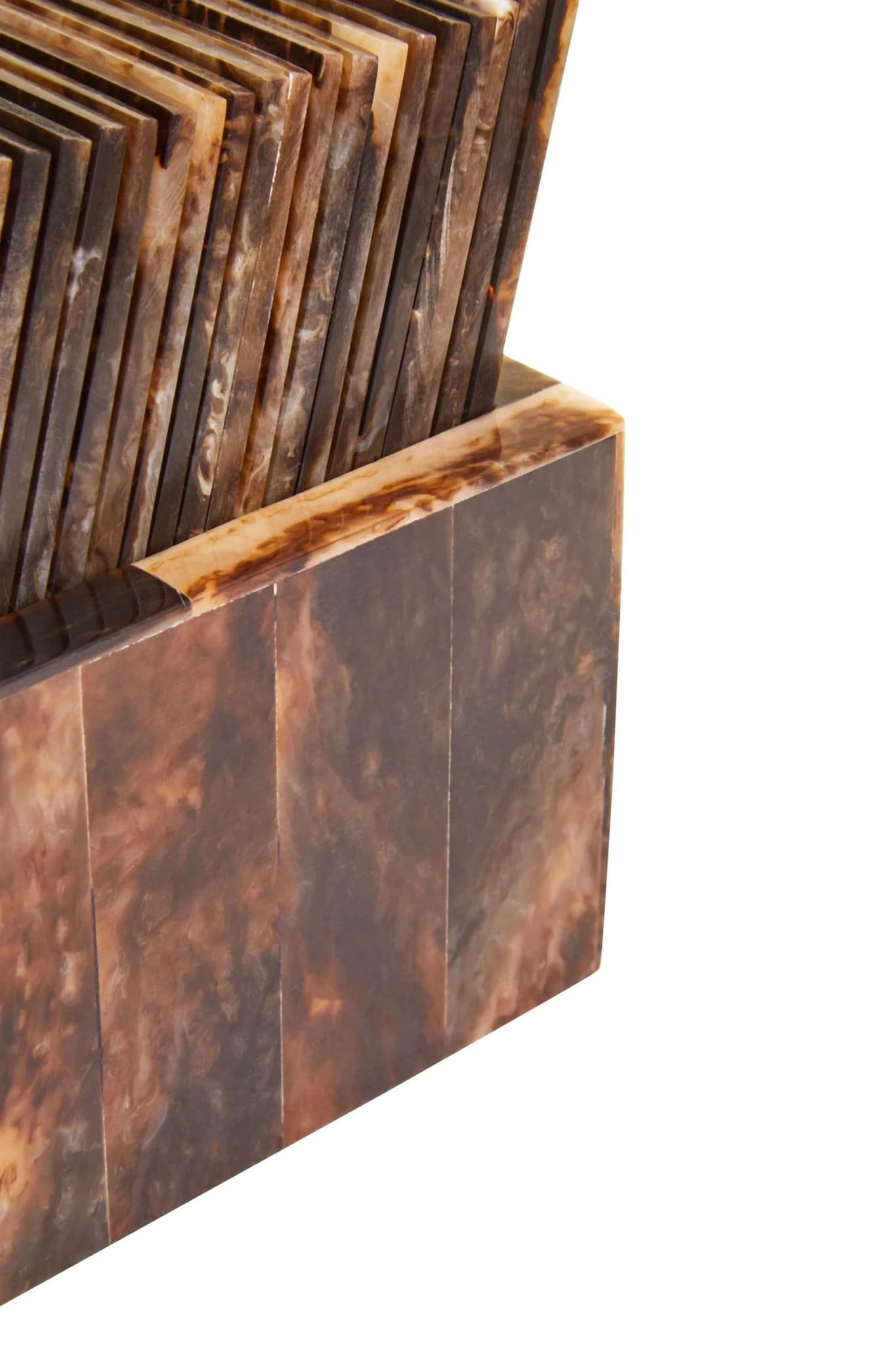 Churchill Games Brown and Black Finish Domino Set - Decorative, photo 7 of 8