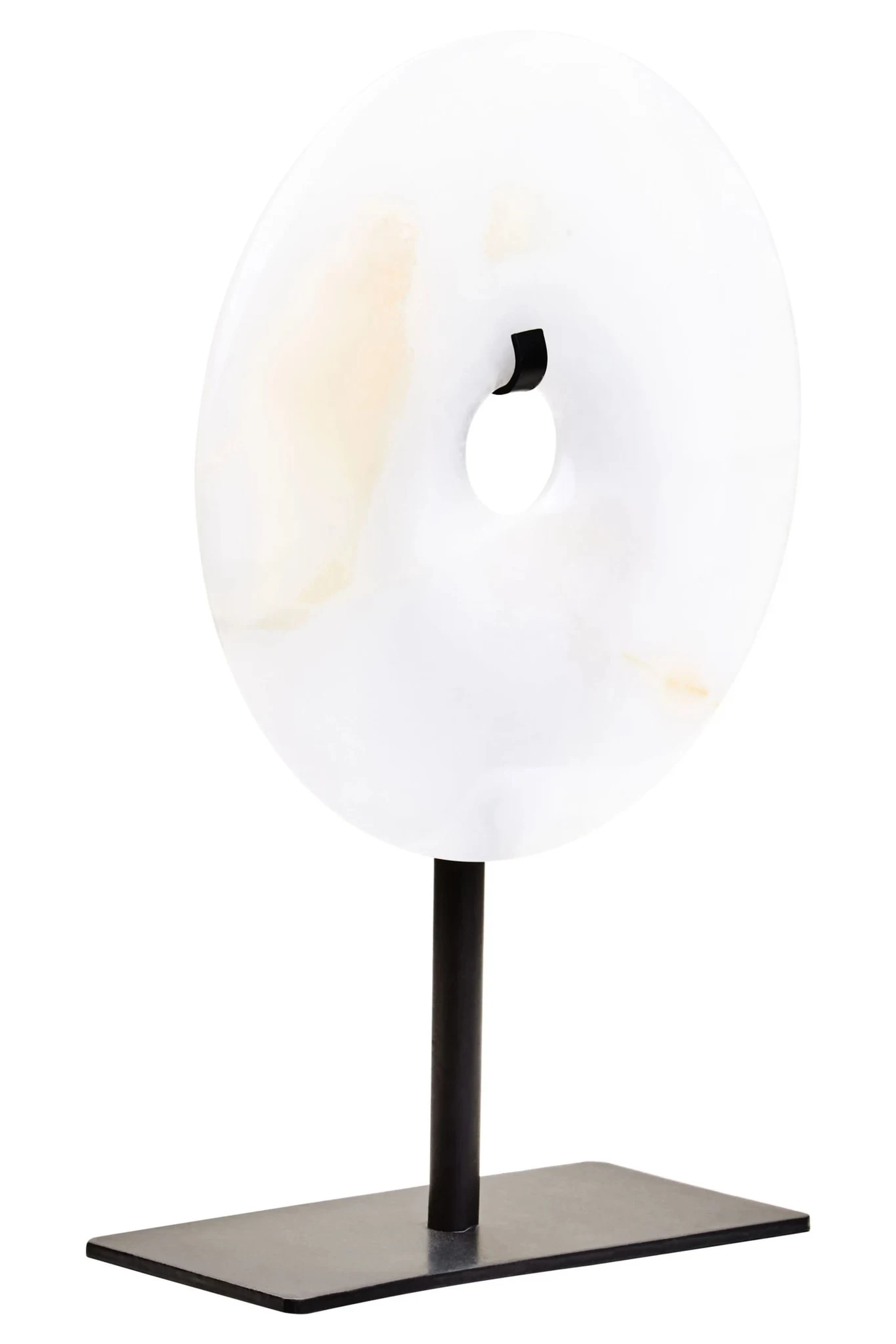Oleena Extra Small Round Dia 15cm Onyx Disc Sculpture - Decorative, photo 7 of 8