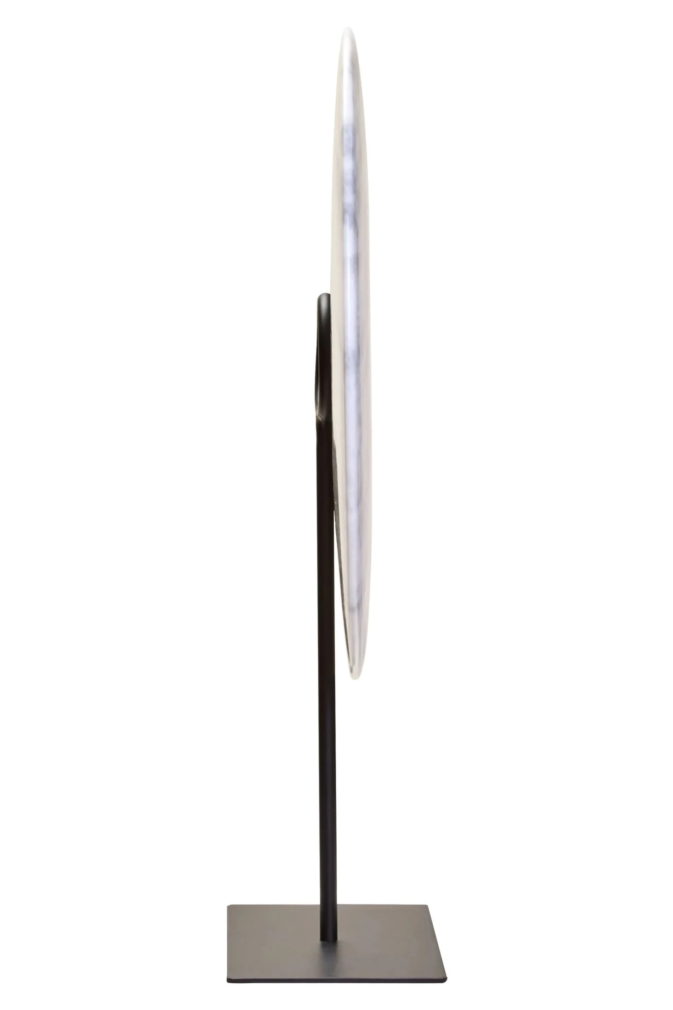 Zoro Extra Large Round Dia 35cm White Marble Disc Sculpture - Decorative, photo 7 of 8