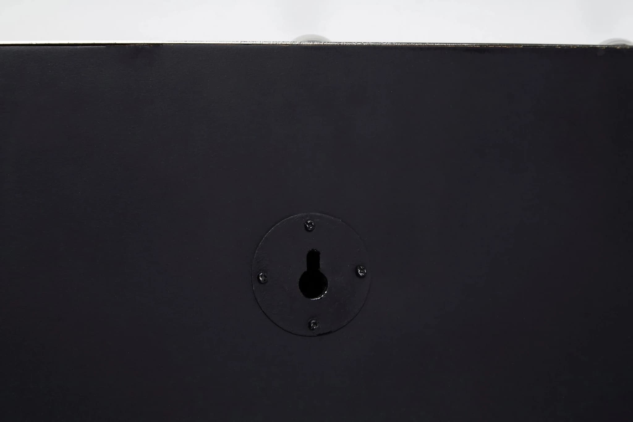 Kensington Townhouse Black Leather Effect Square Wall Clock - Decorative, photo 2 of 4