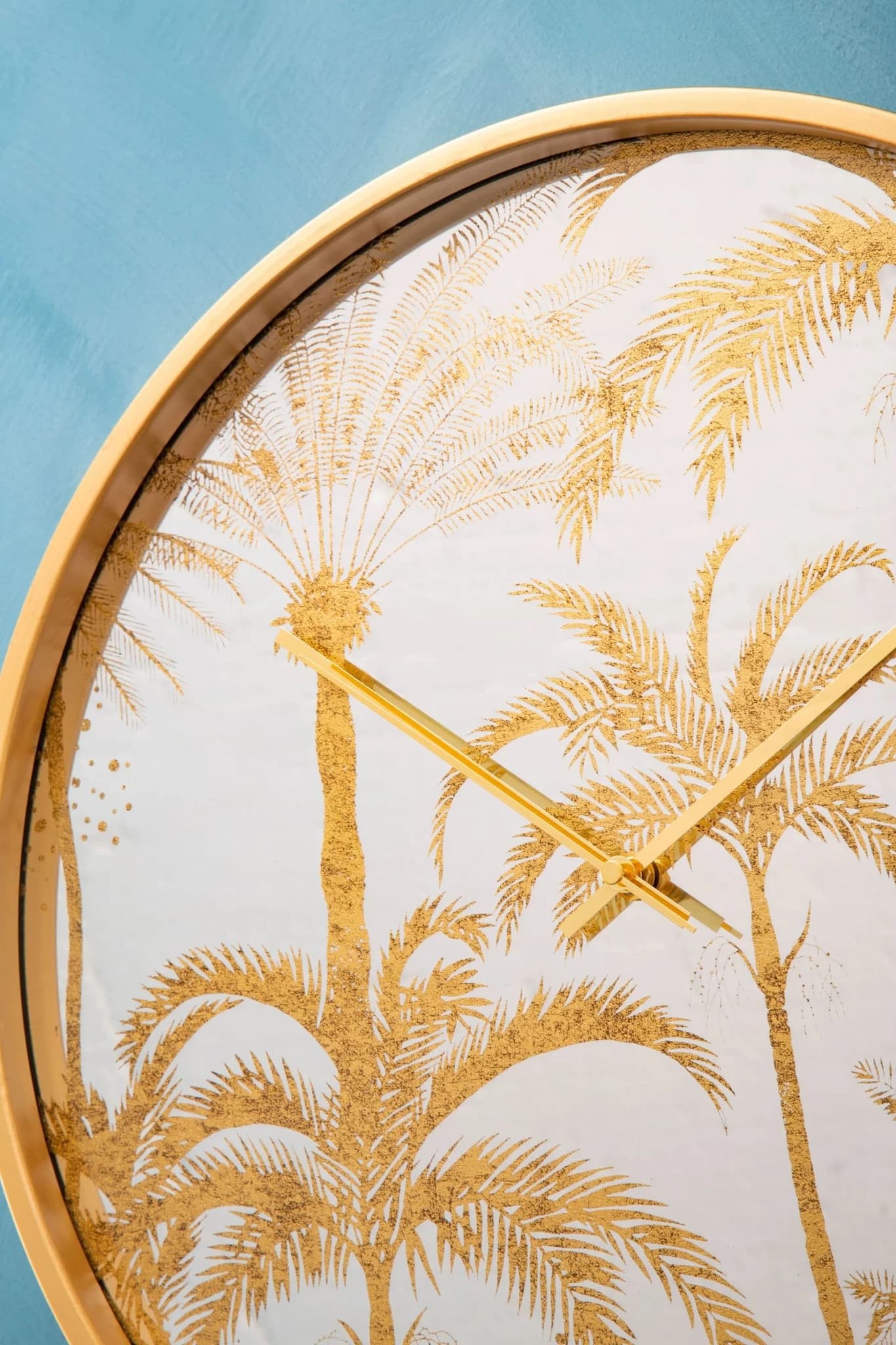 Celina 45cm Dia Botanical Wall Clock - Decorative, photo 3 of 8