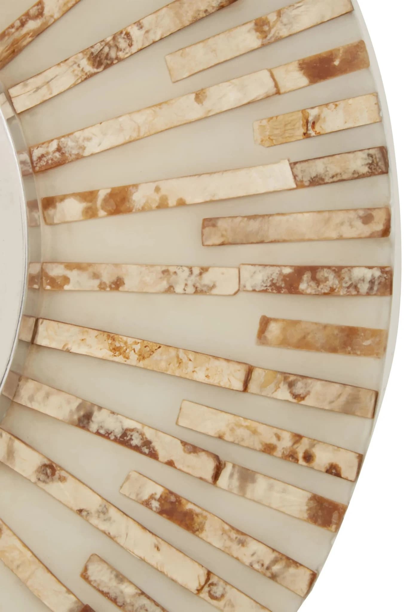 Palu 50cm Dia Natural Shell Wall Clock - Decorative, photo 5 of 6