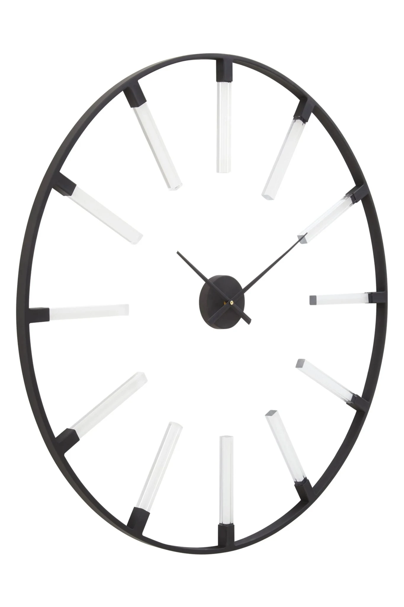 Beauly Black Finish Metal Wall Clock - Decorative, photo 2 of 7